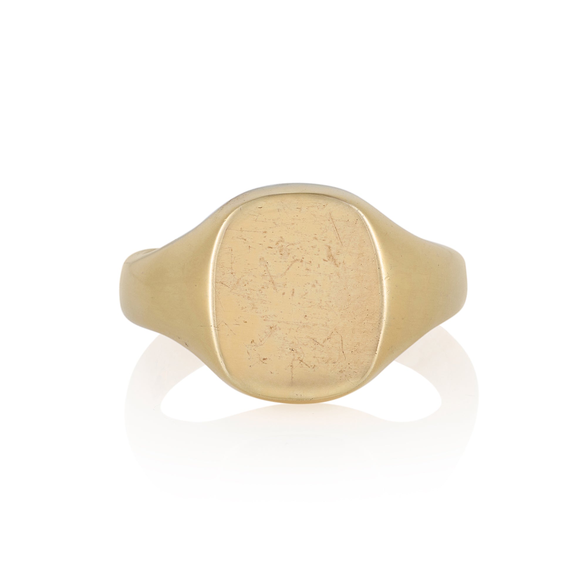 11 x 9mm Cushion Shaped Signet Ring - Wildsmith Jewellery