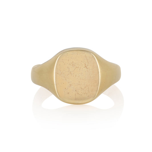 11 x 9mm Cushion Shaped Signet Ring - Wildsmith Jewellery
