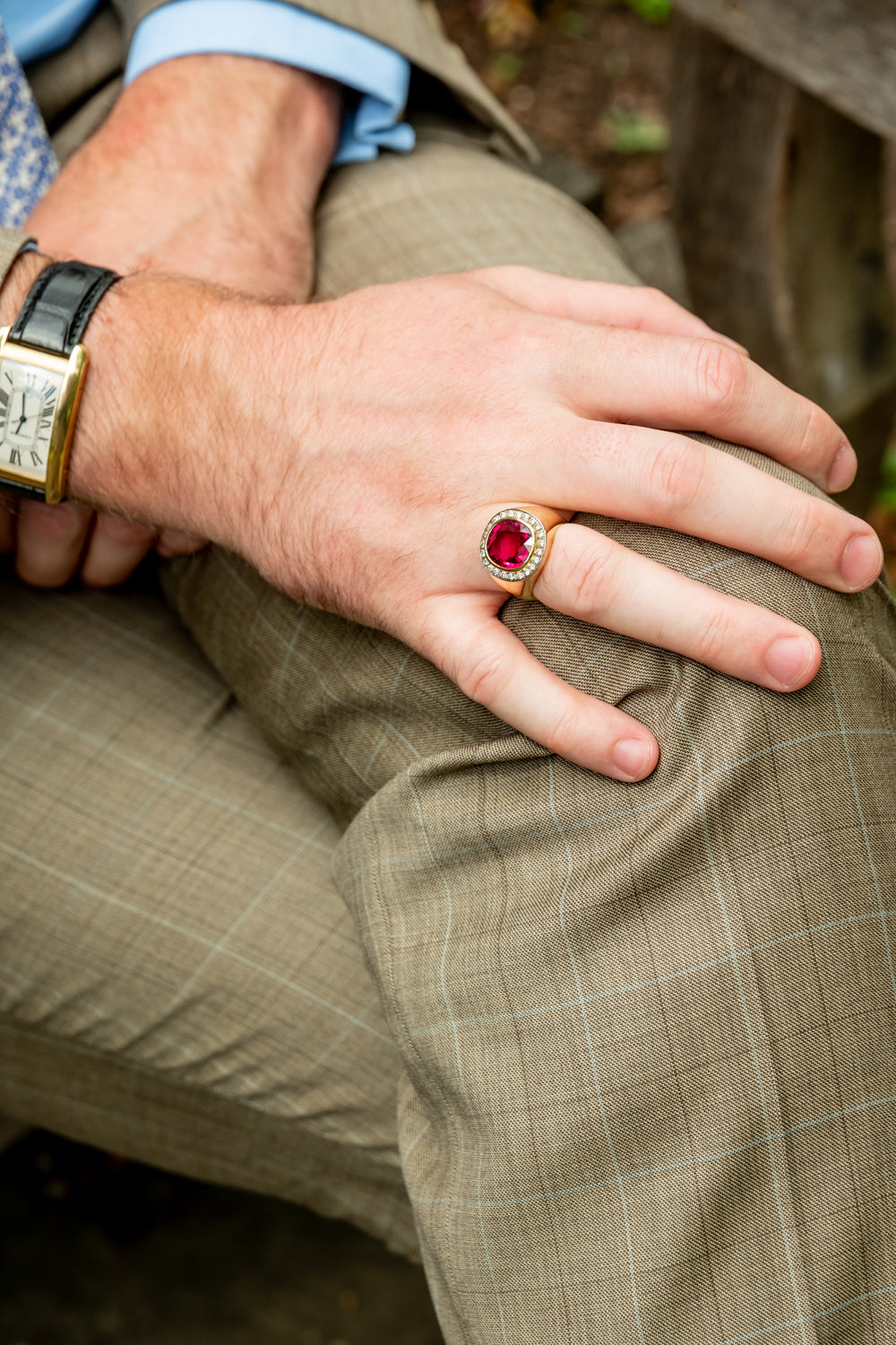 Rubellite & Diamond Ring - Wildsmith Jewellery