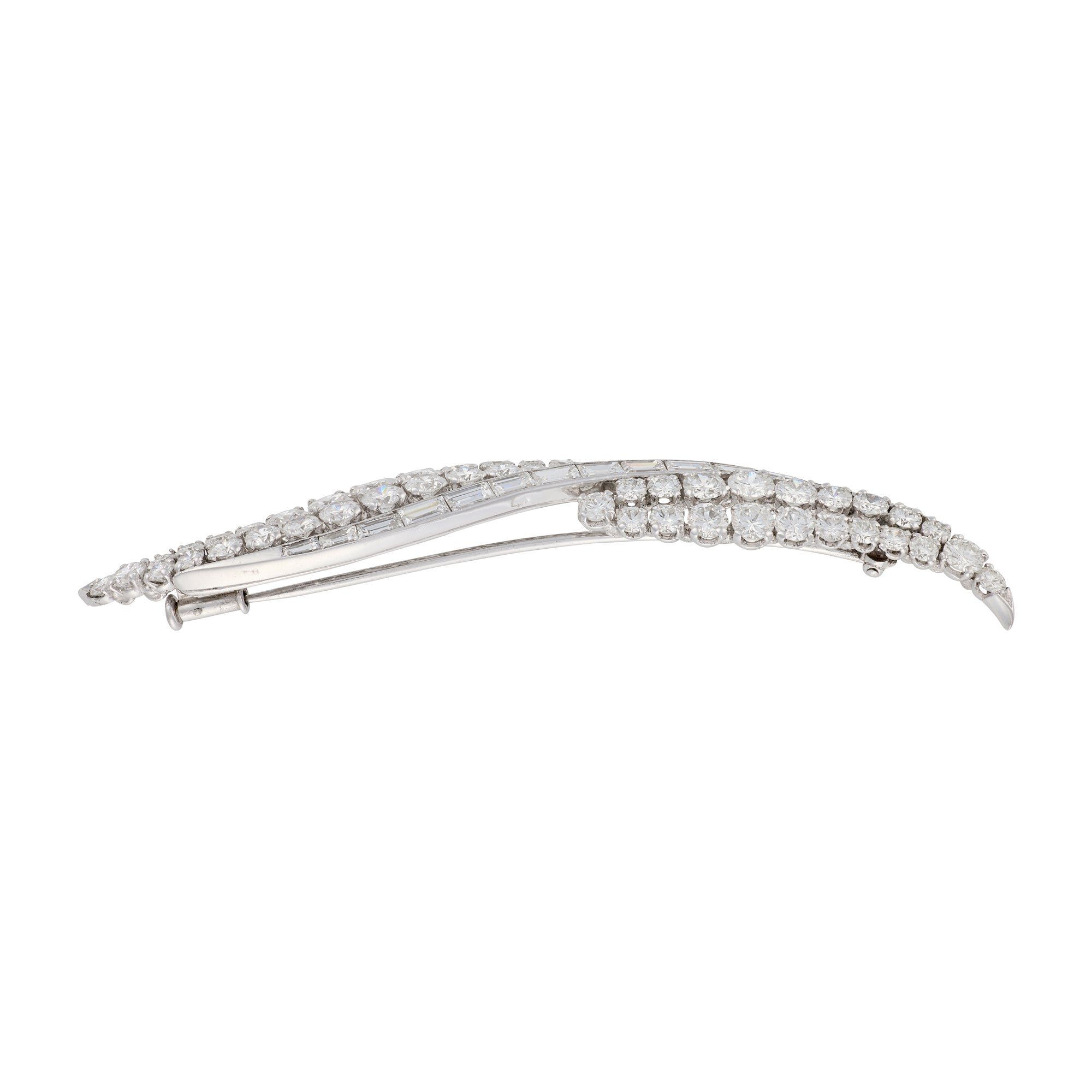 1950's Diamond Brooch, French - Wildsmith Jewellery