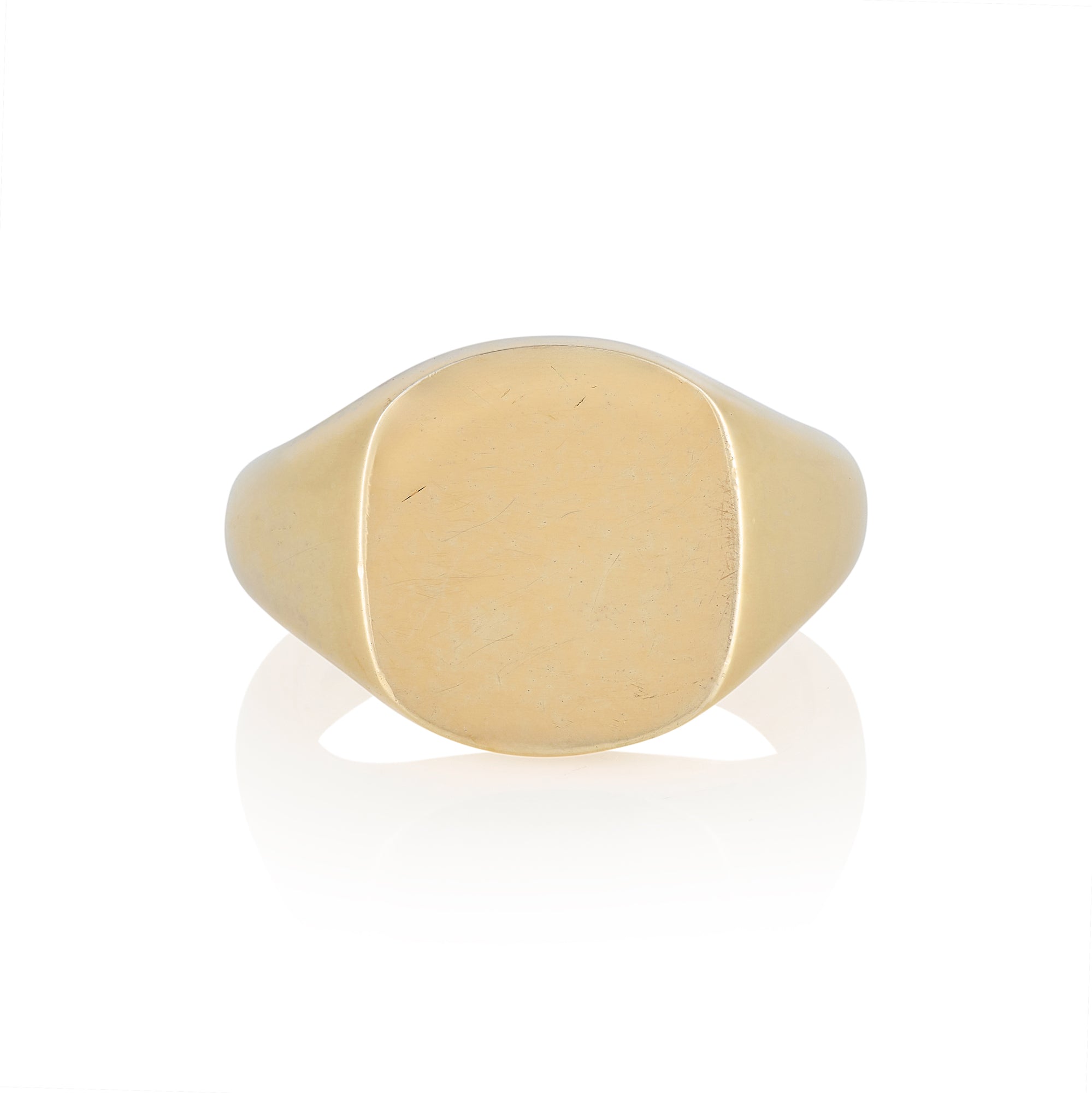 14 x 12.5mm Cushion Shaped Signet Ring - Wildsmith Jewellery