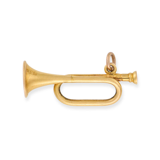 15ct Gold Horn Charm - Wildsmith Jewellery
