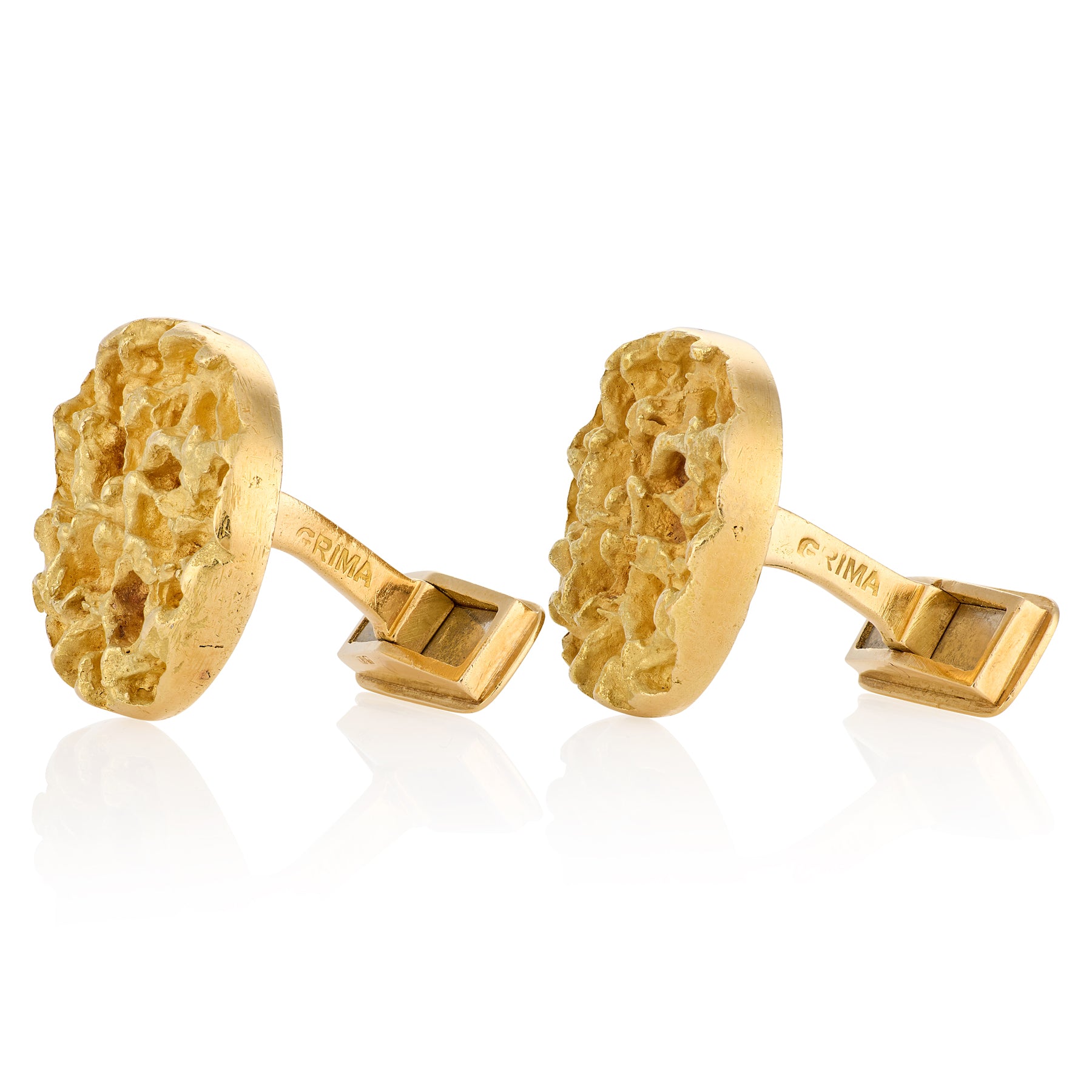 18ct Cufflinks by Andrew Grima, 1968 - Wildsmith Jewellery
