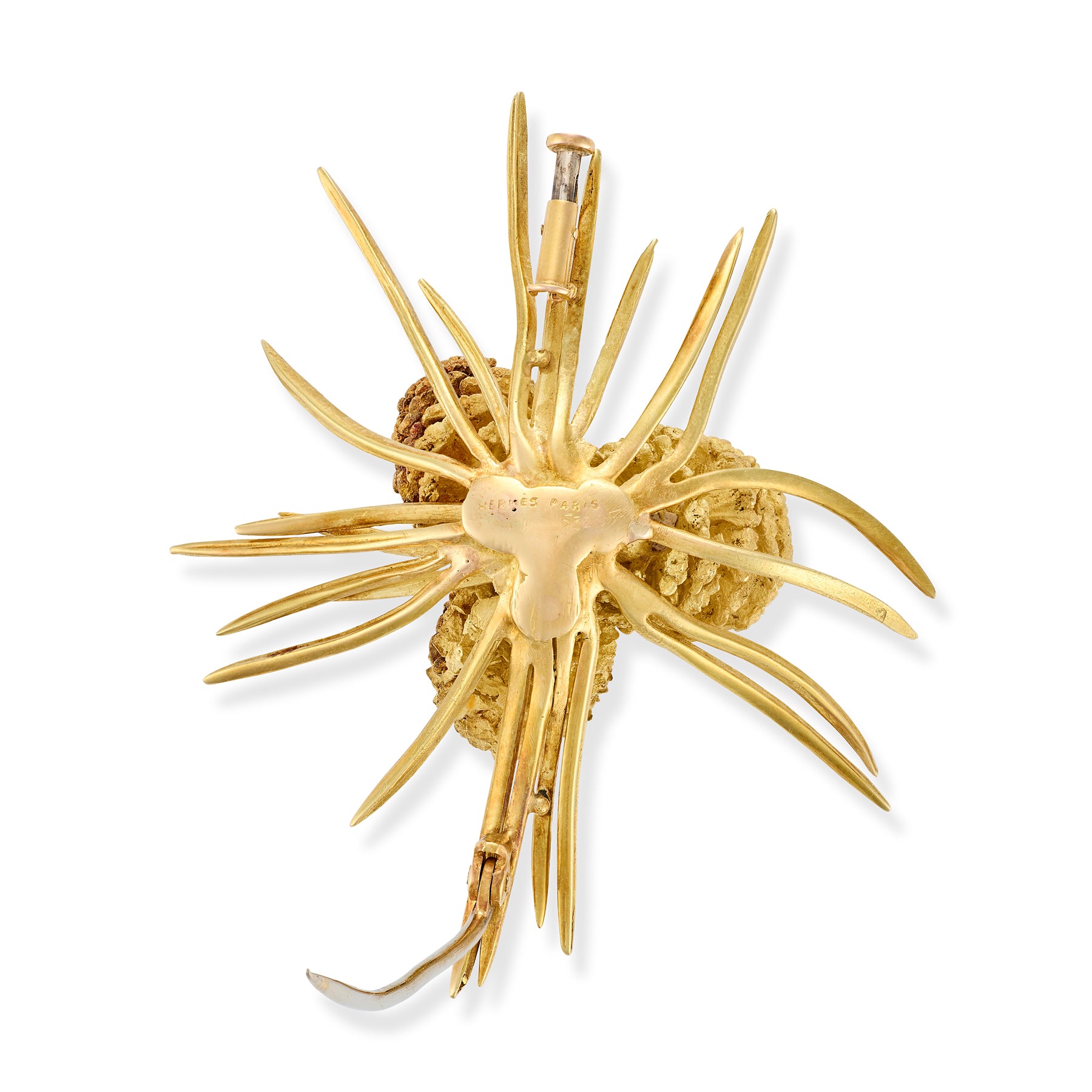 Hermes Paris, Vintage Pine Cone Brooch
