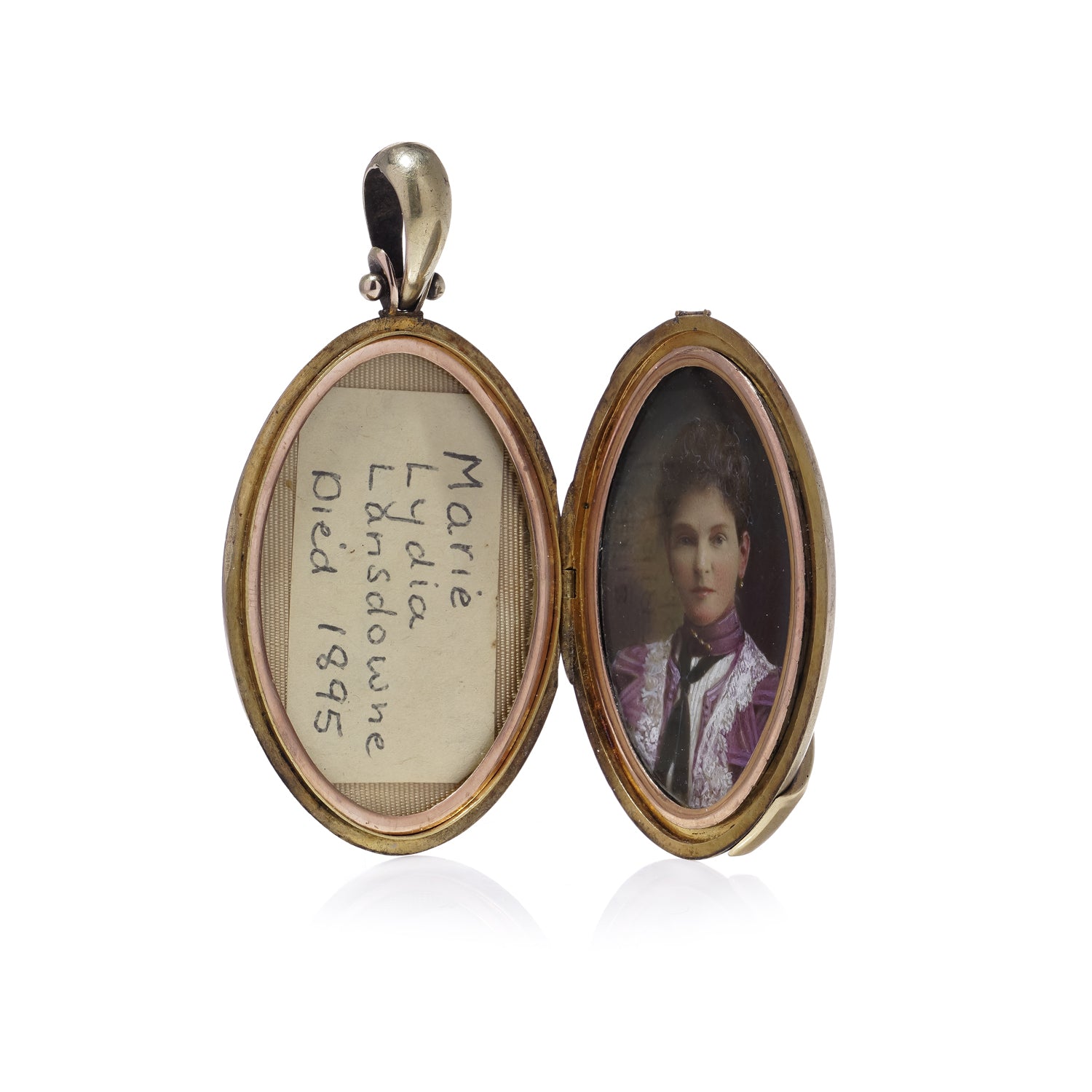 Ruby & Diamond Locket, Victorian - Wildsmith Jewellery