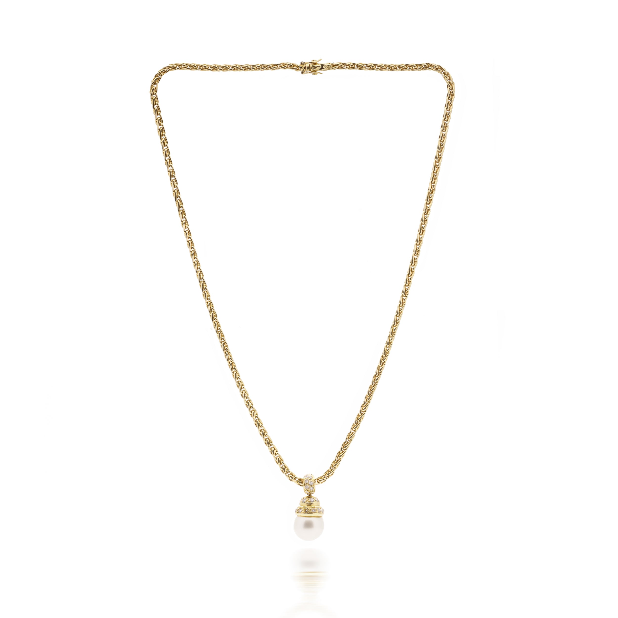 Diamond & Pearl Necklace by Asprey & Company - Wildsmith Jewellery