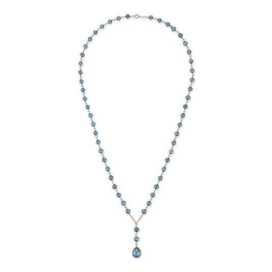 Fresh Water Grey Pearl and White Gold Necklace - Wildsmith Jewellery