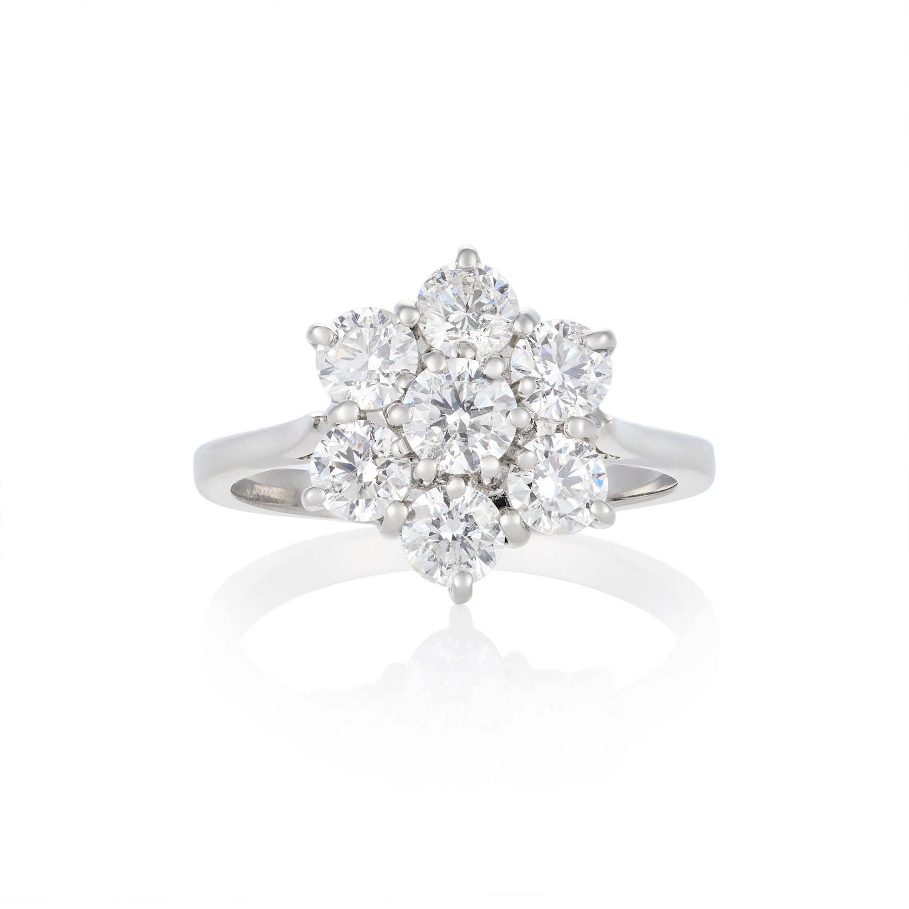 1.5ct Diamond Cluster Ring - Wildsmith Jewellery