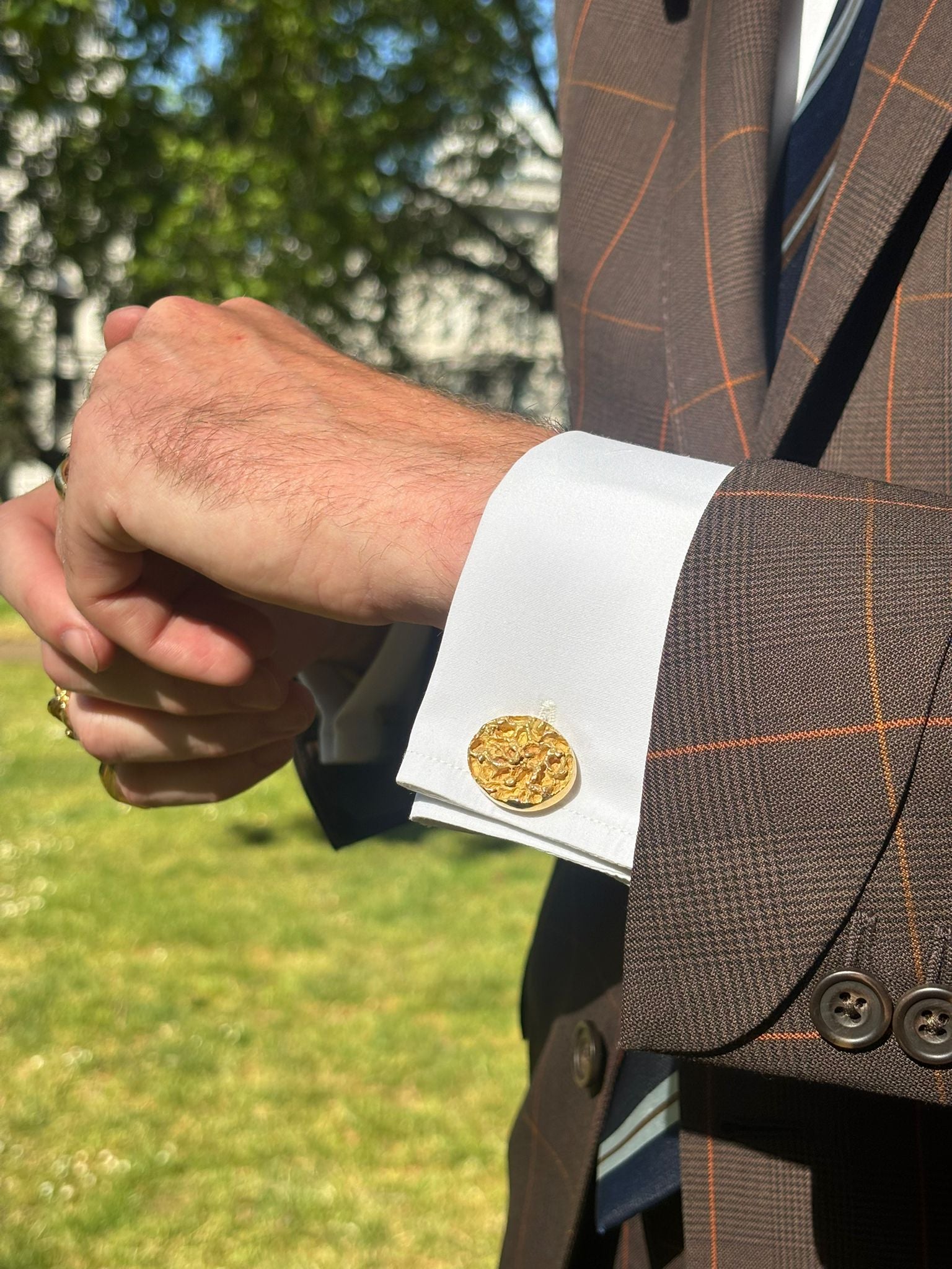 18ct Cufflinks by Andrew Grima, 1968 - Wildsmith Jewellery