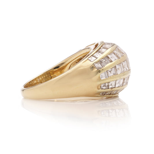 Hammerman Brothers Diamond Bombé Ring - Wildsmith Jewellery