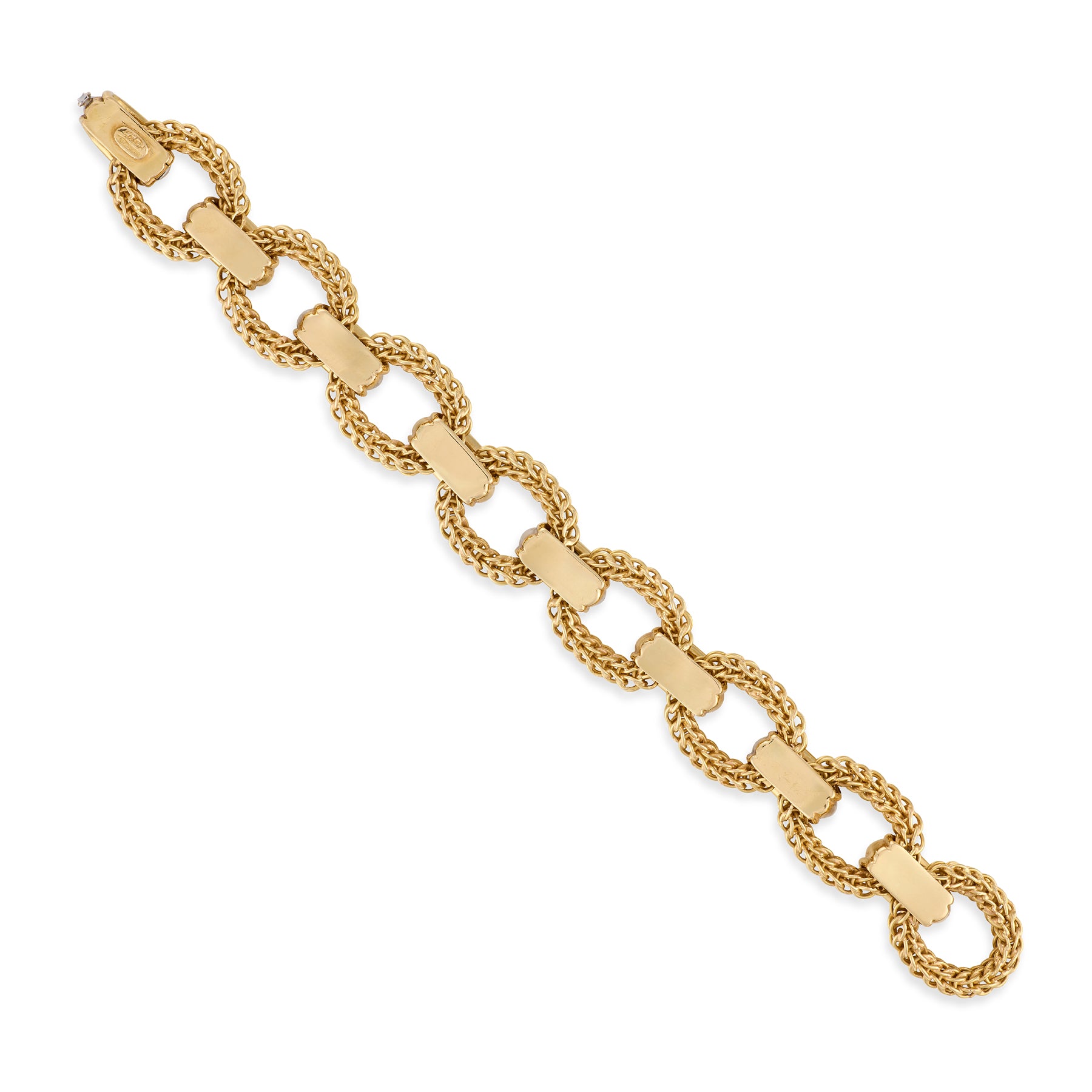 Vintage 18ct Gold & Diamond Bracelet - Wildsmith Jewellery