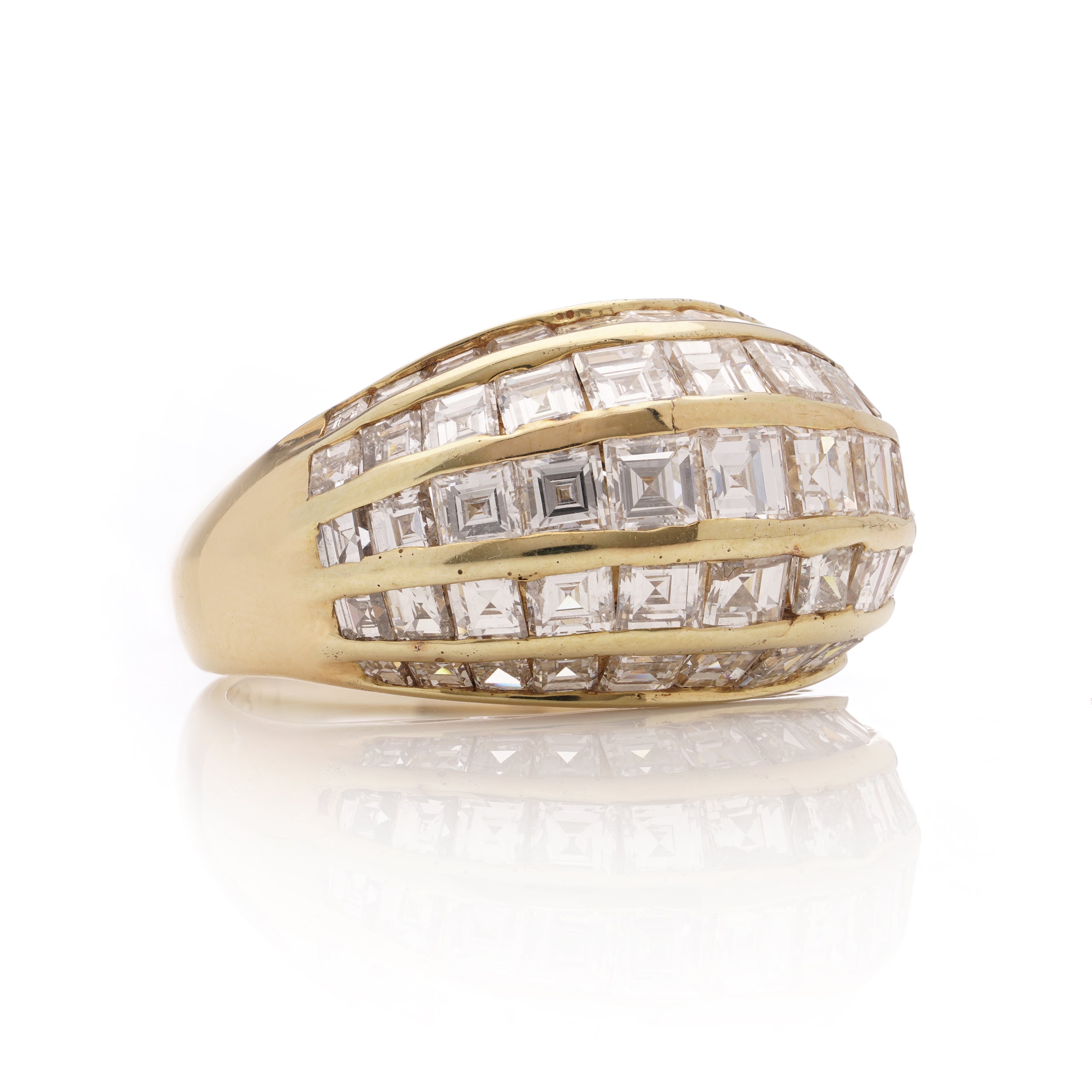 Hammerman Brothers Diamond Bombé Ring - Wildsmith Jewellery