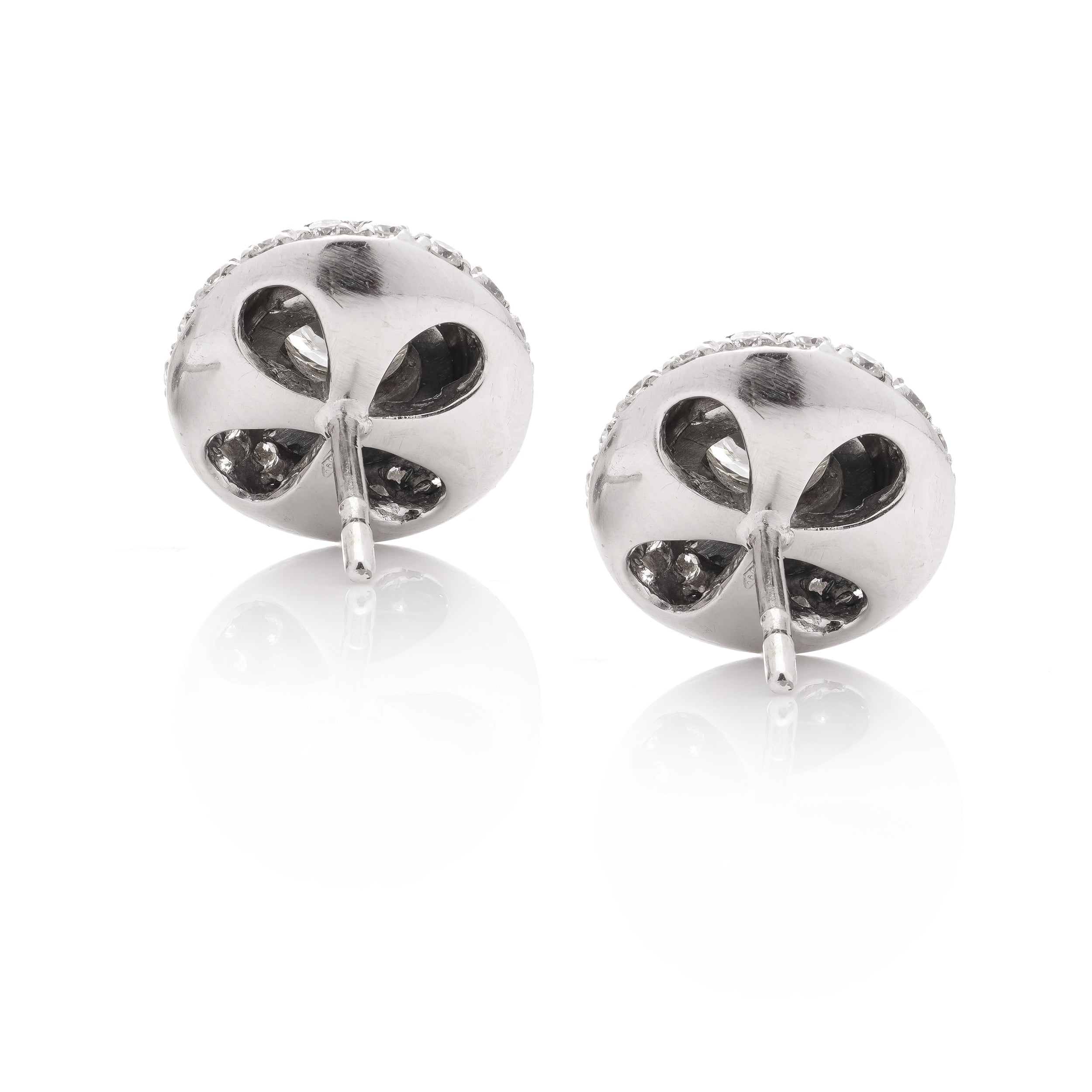 Diamond Cluster Earrings - Wildsmith Jewellery