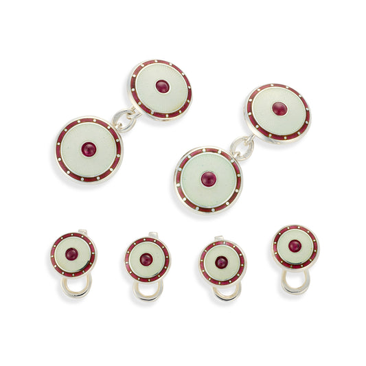 Ruby & Enamel Dress Set