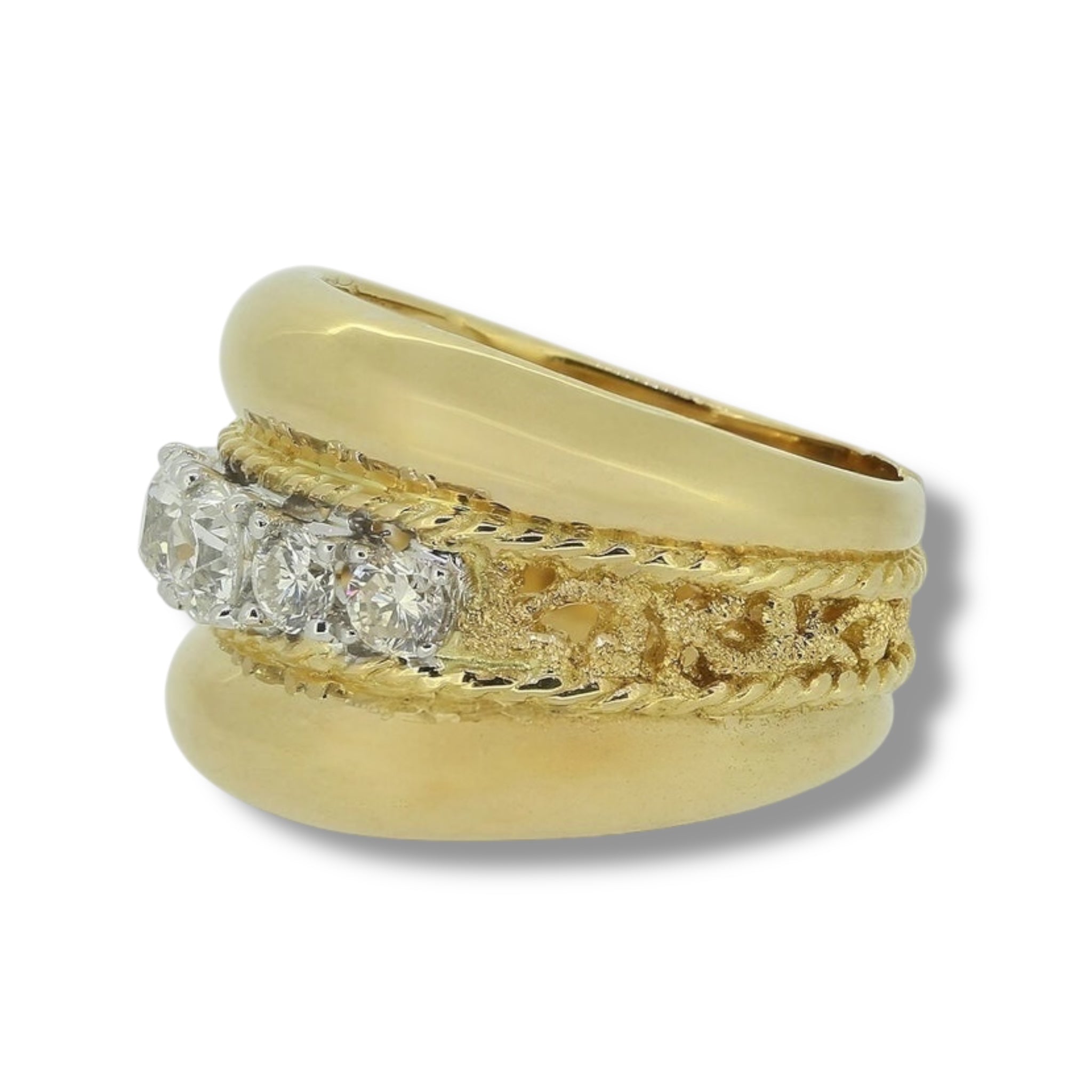 1ct Six Stone Diamond Ring by Yanes