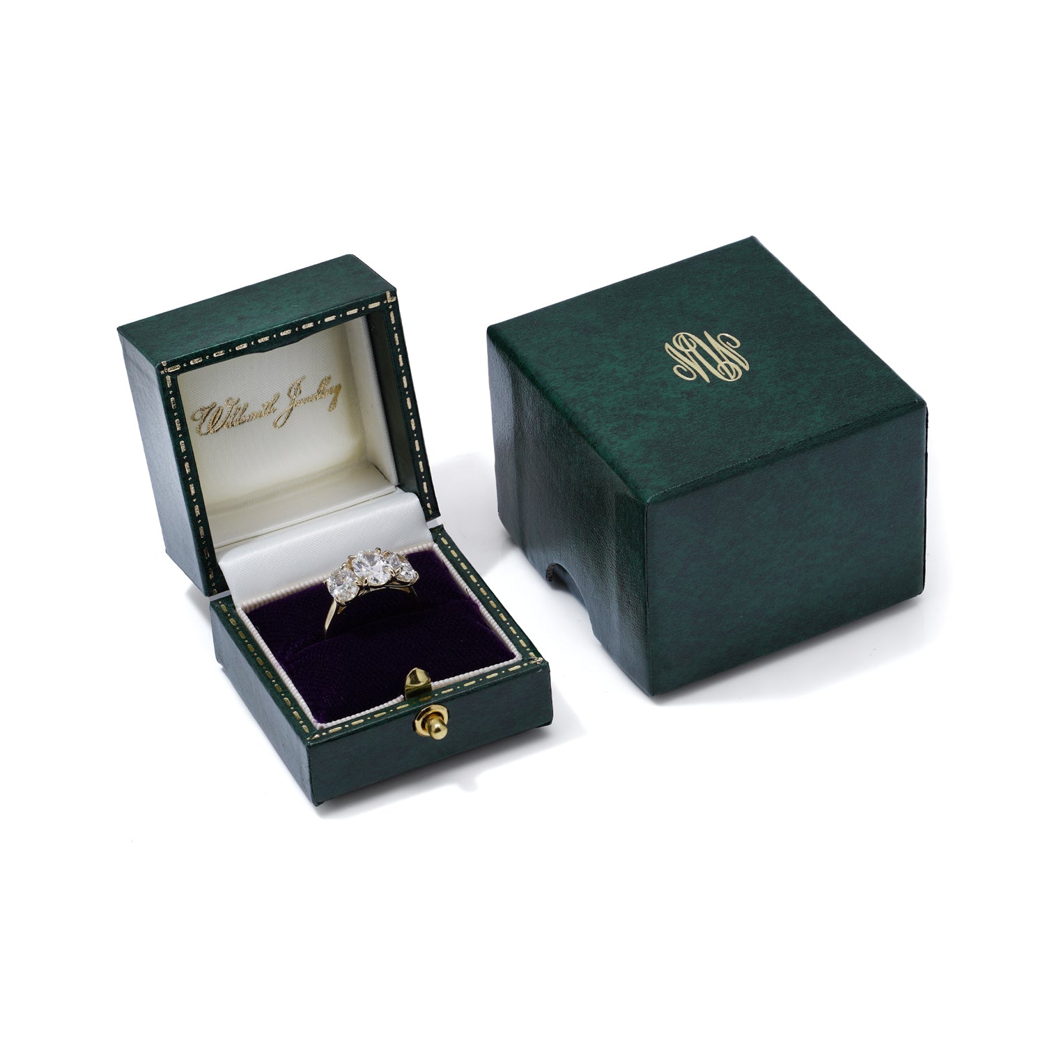 Oval Diamond Three Stone Ring - Wildsmith Jewellery