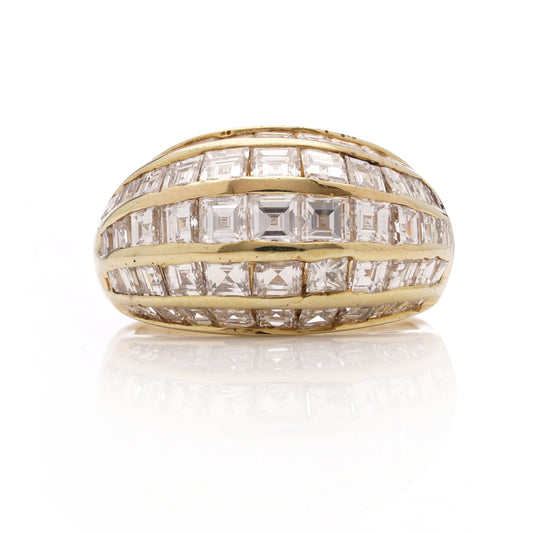 Hammerman Brothers Diamond Bombé Ring - Wildsmith Jewellery