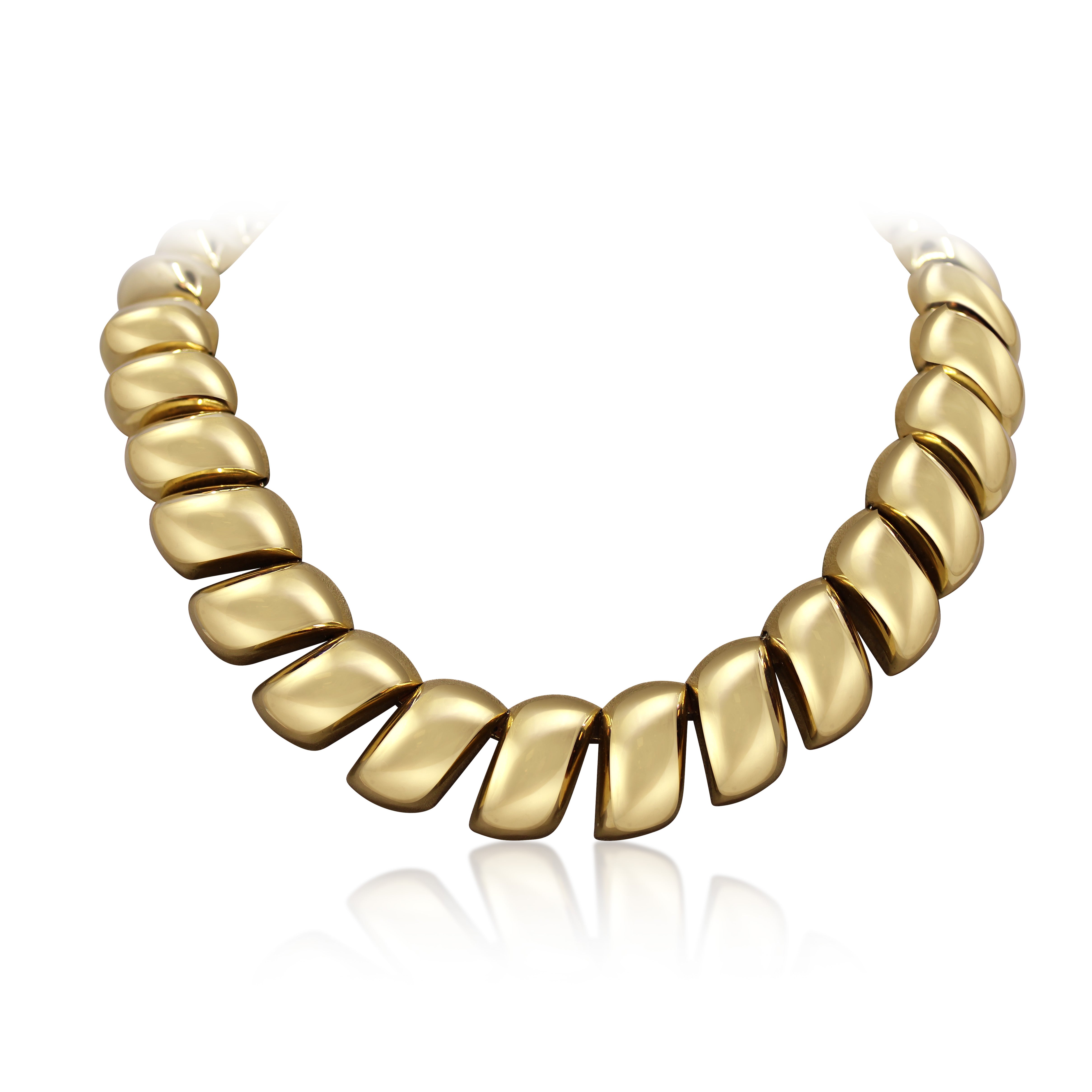 Vintage Gold Collar Necklace - Wildsmith Jewellery