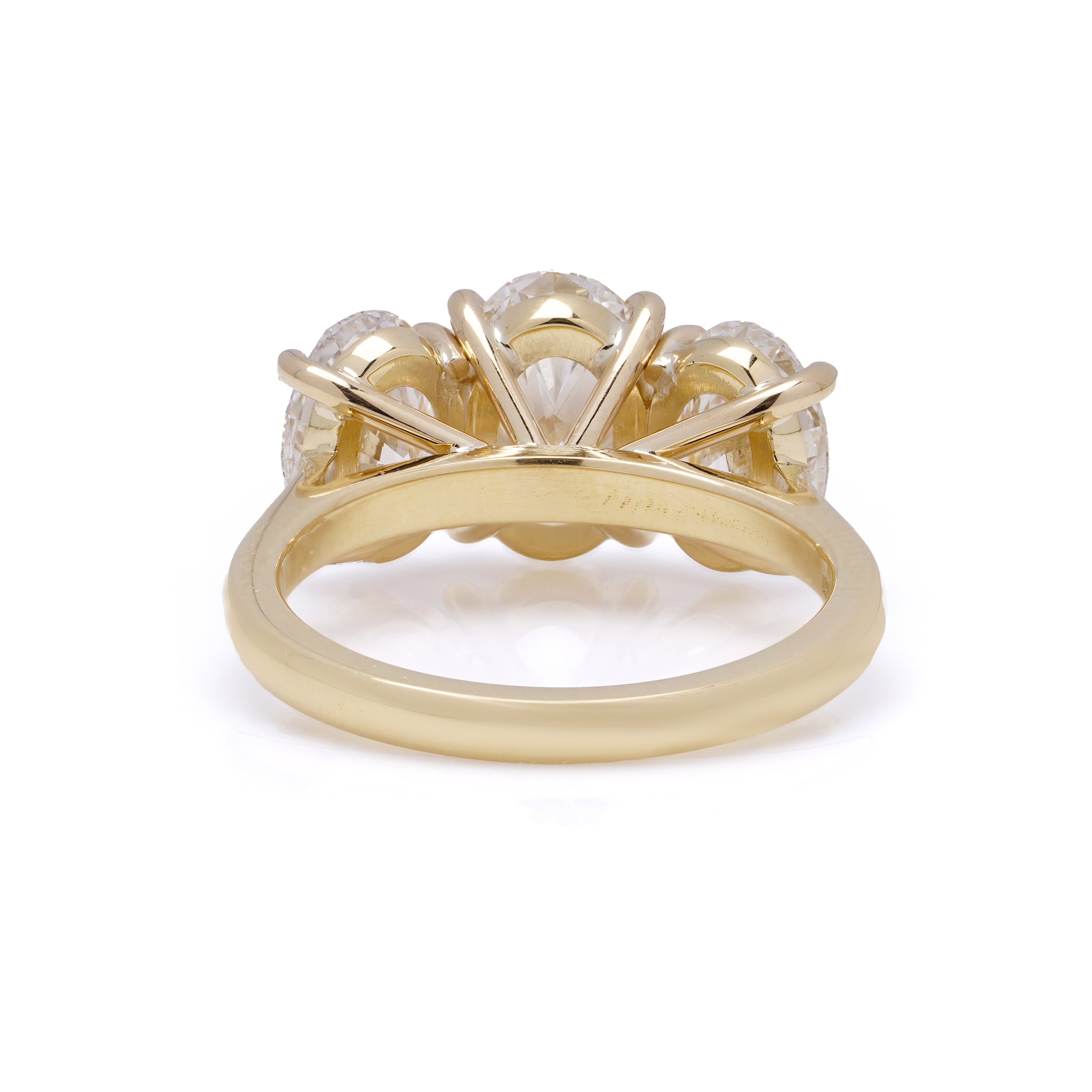 Oval Diamond Three Stone Ring - Wildsmith Jewellery