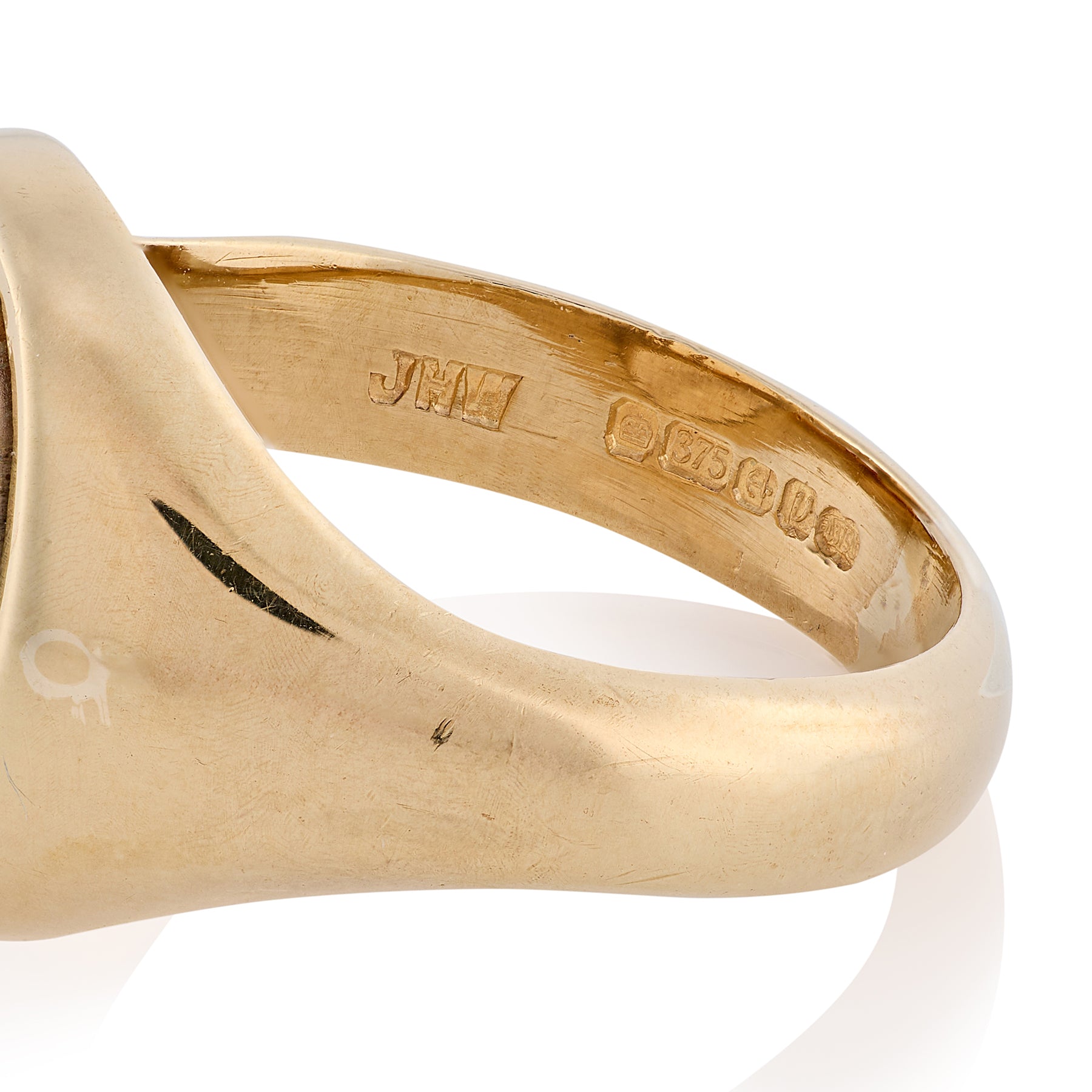 Knights of Malta Masonic Swivel Signet Ring, 9ct