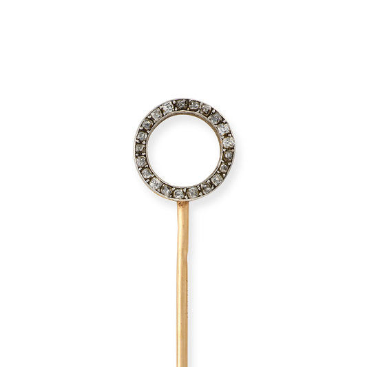 Antique Sapphire & Diamond Winning Post Stickpin - Wildsmith Jewellery