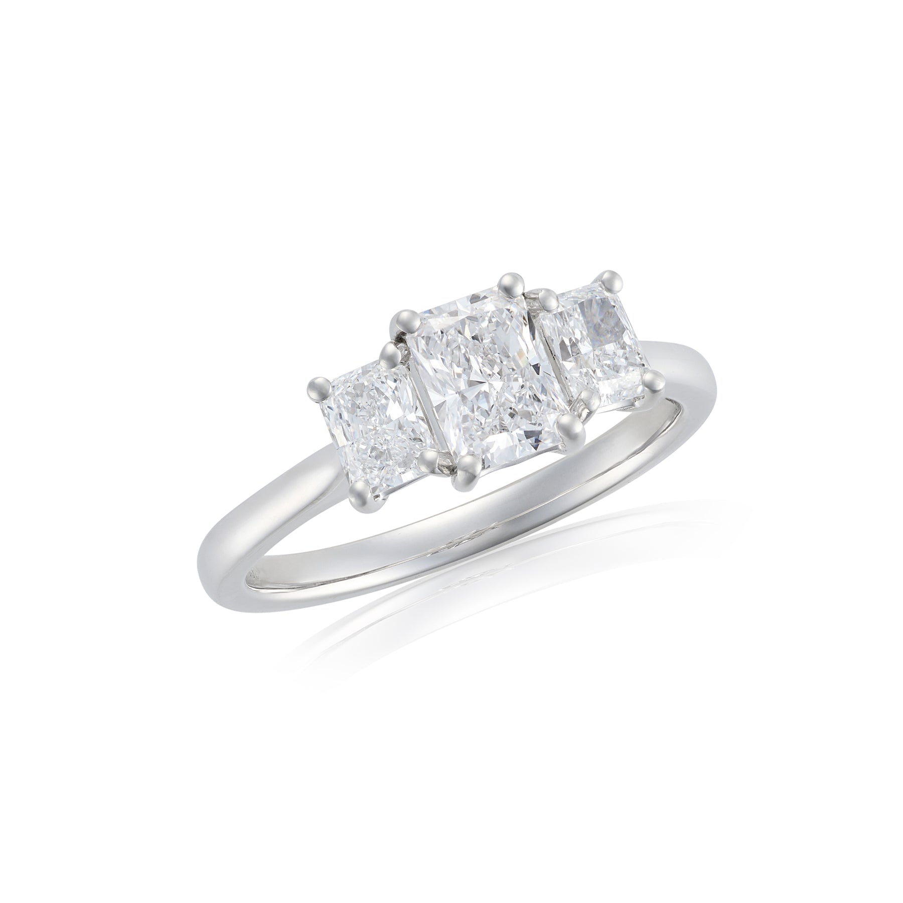 1.31ct GIA Certified Radiant Cut Diamond Ring - Wildsmith Jewellery