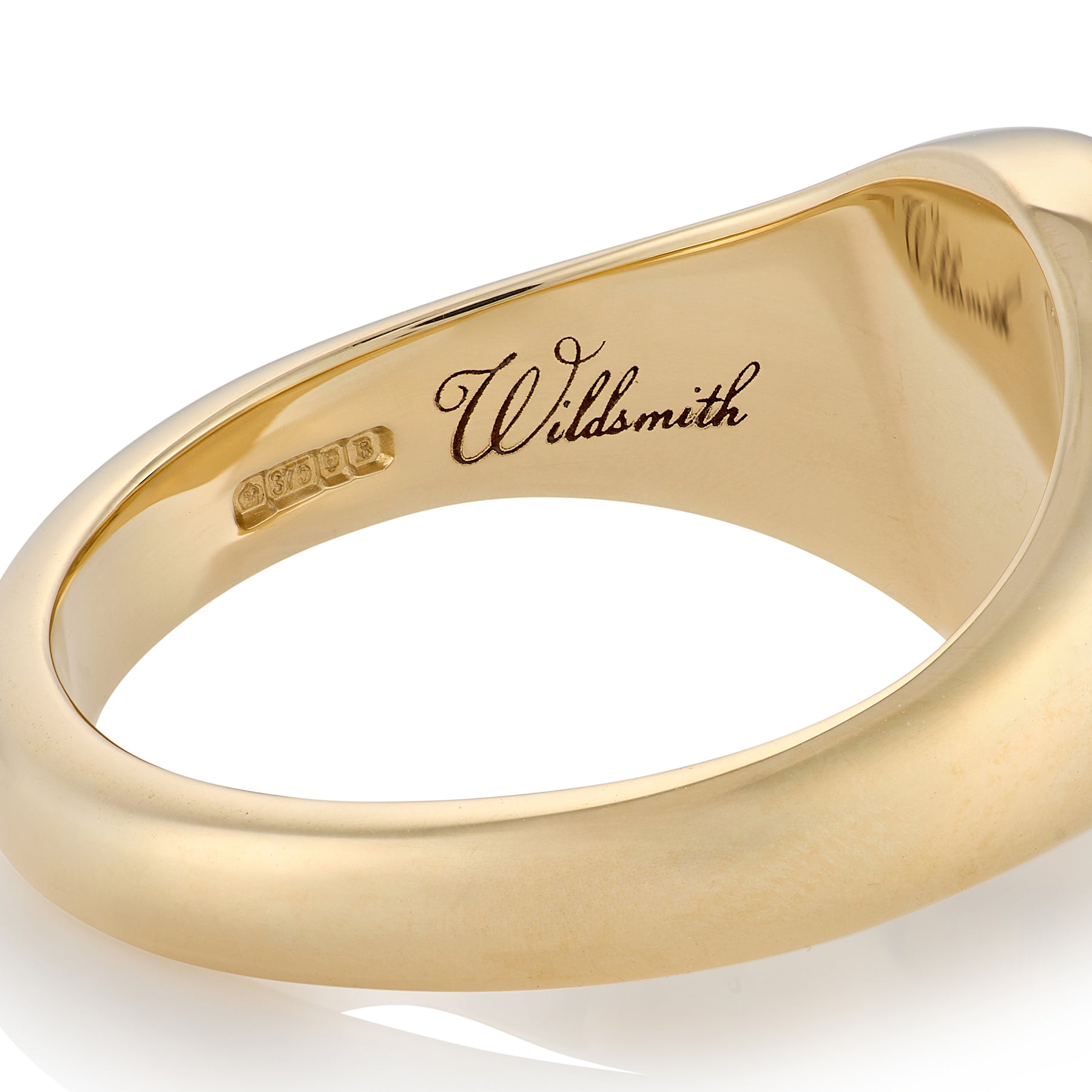 12 x 10.5mm Cushion Shaped Lapis Lazuli Signet Ring - Wildsmith Jewellery