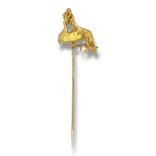 Victorian Stag Stickpin - Wildsmith Jewellery