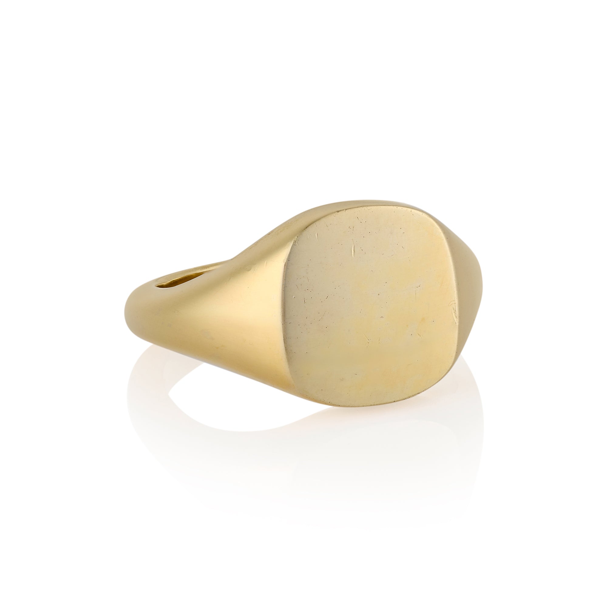 12 x 10mm Cushion Shaped Signet Ring - Wildsmith Jewellery