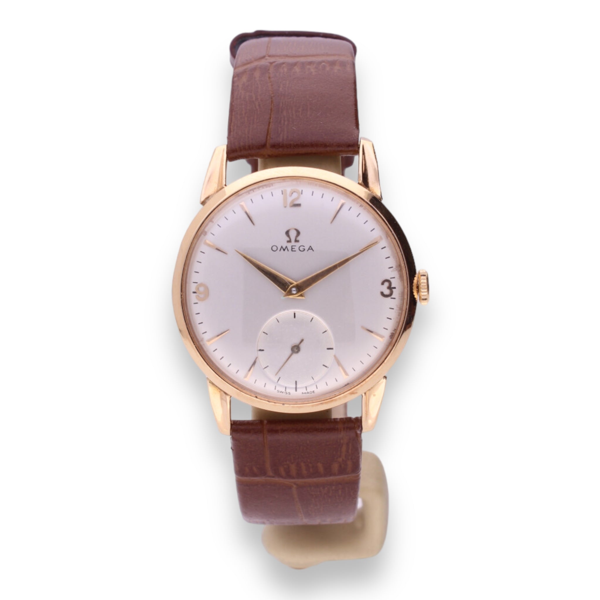18ct Rose Gold Omega Watch - Wildsmith Jewellery