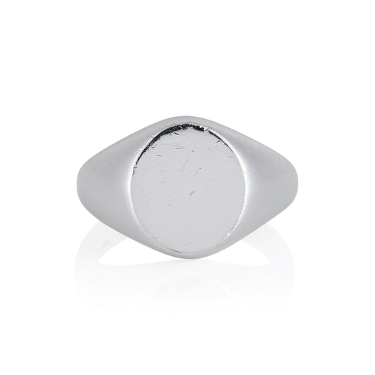 Platinum Signet Ring - Wildsmith Jewellery