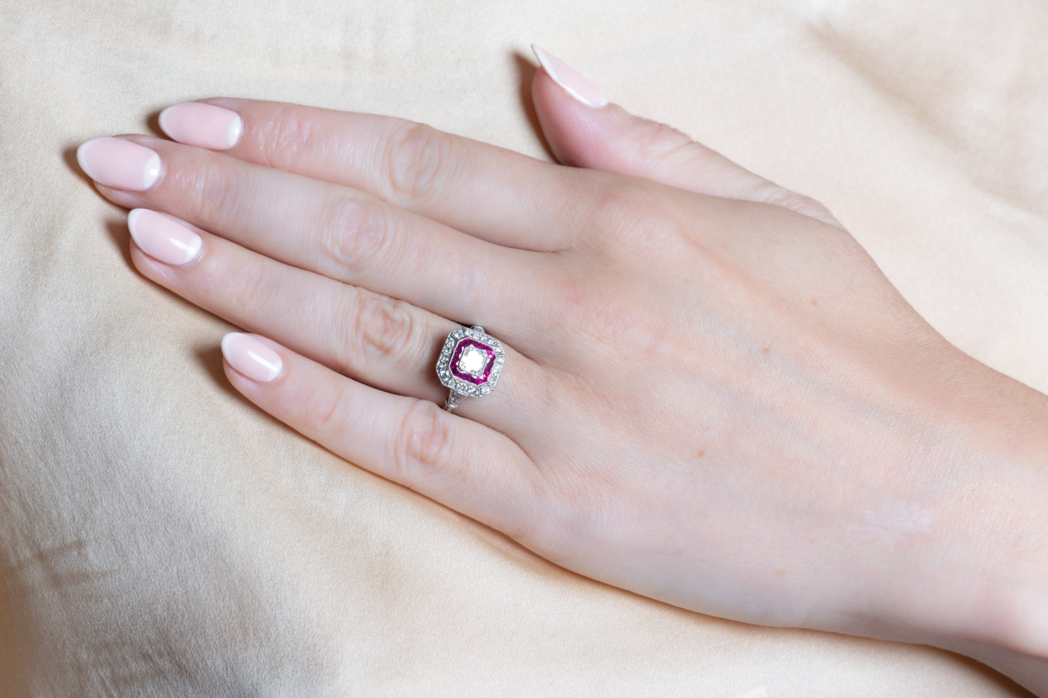 Art Deco Style Engagement Ring - Wildsmith Jewellery