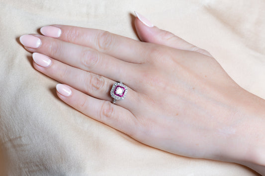 Art Deco Style Engagement Ring - Wildsmith Jewellery