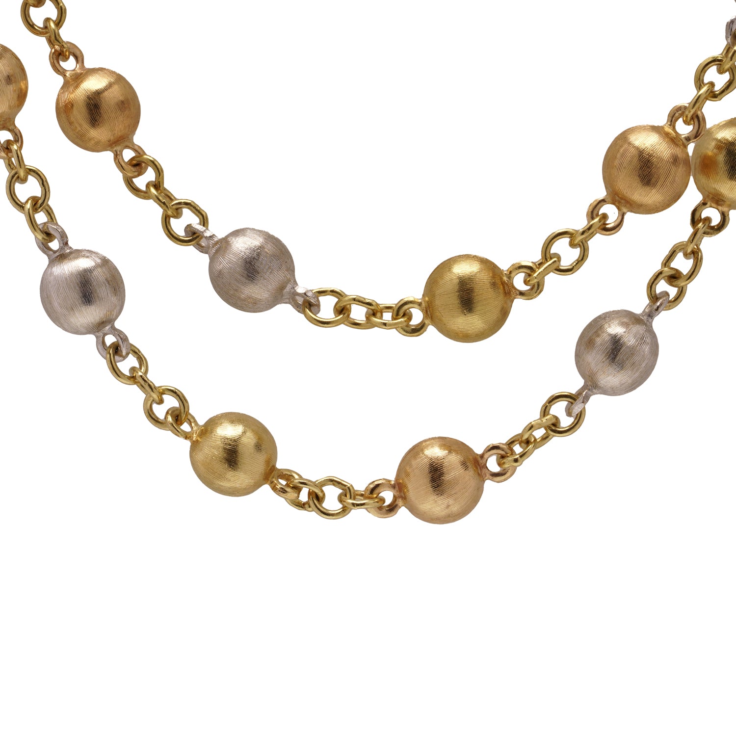 18ct Rose, White & Yellow Gold Necklace - Wildsmith Jewellery