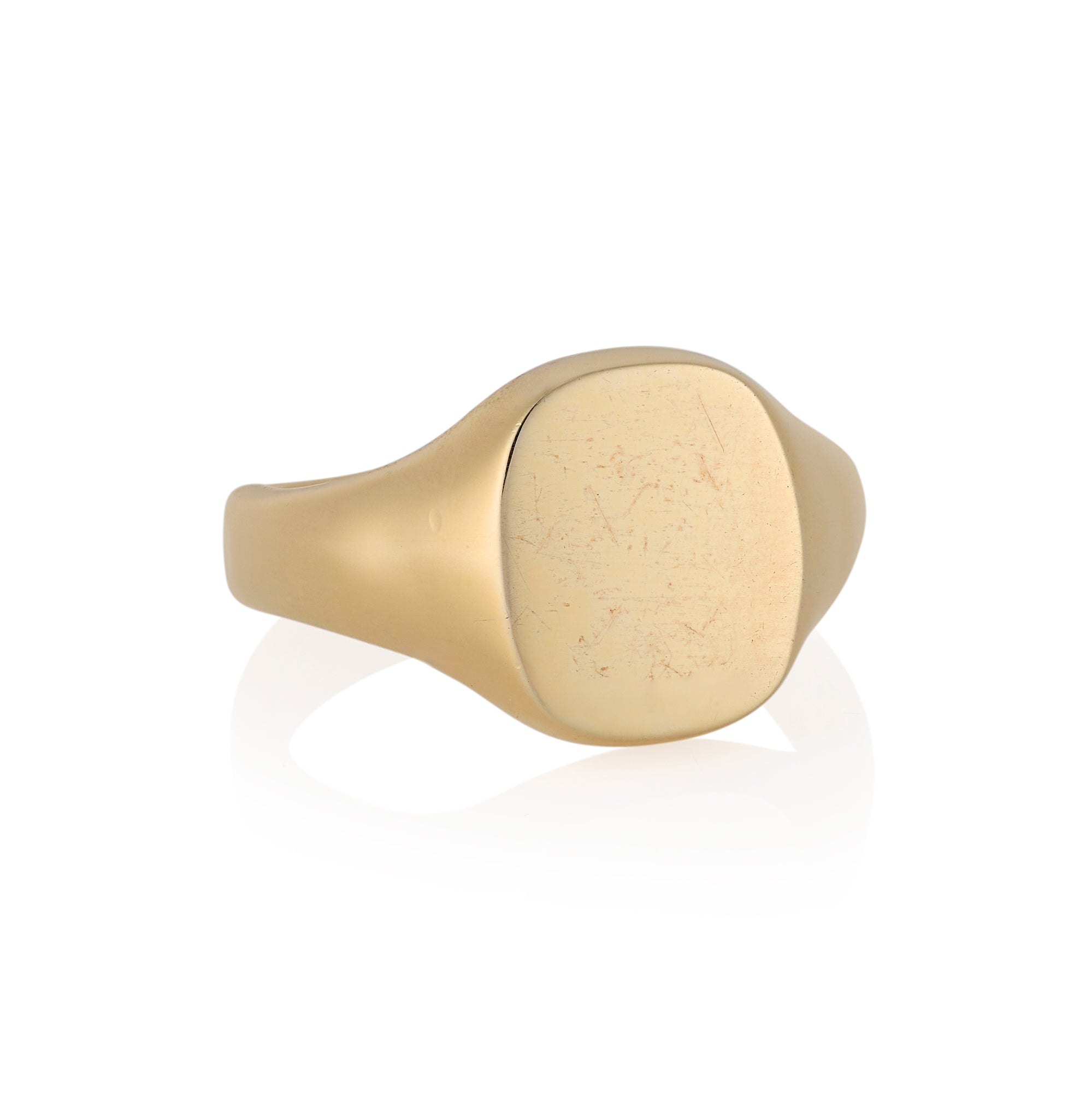 11 x 9mm Cushion Shaped Signet Ring - Wildsmith Jewellery