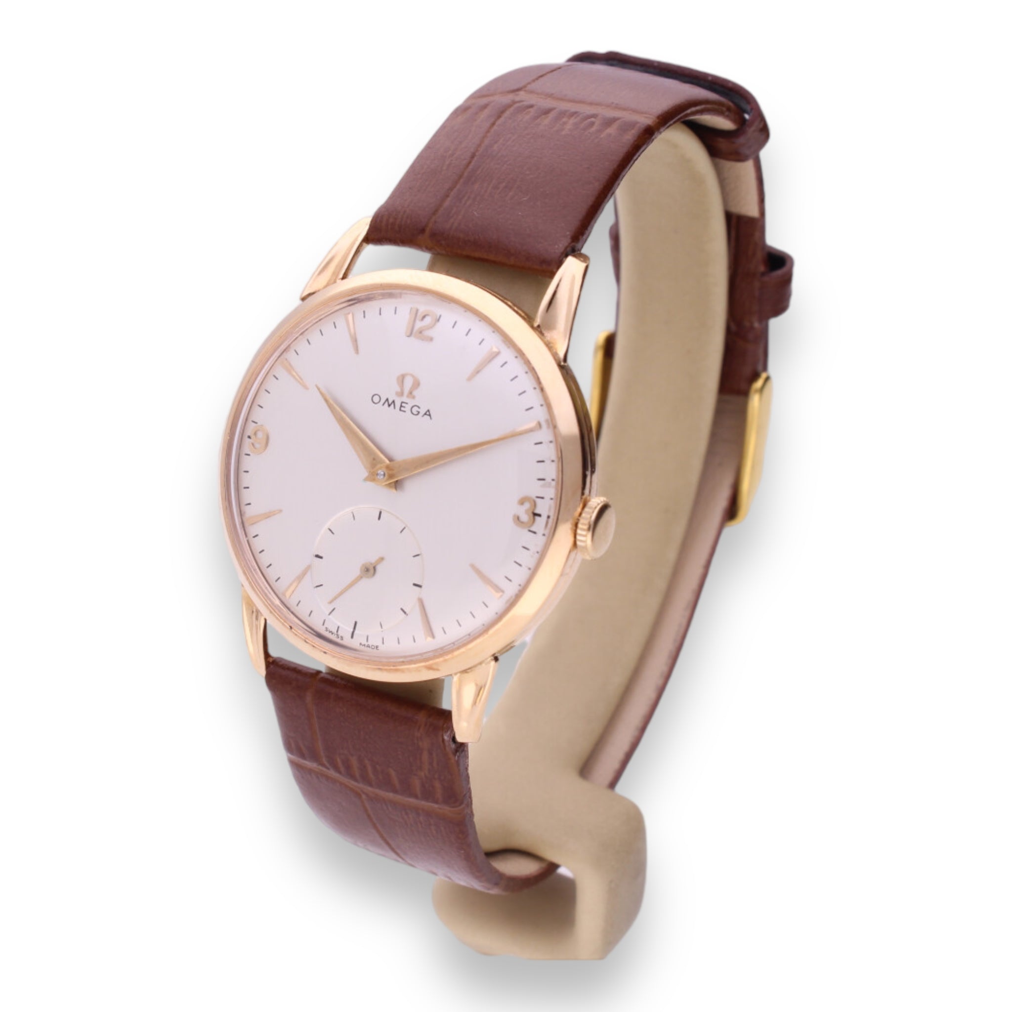18ct Rose Gold Omega Watch - Wildsmith Jewellery