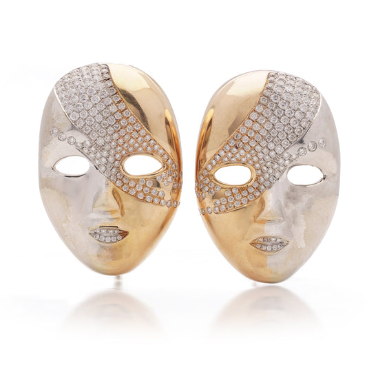 Masquerade Mask Brooches - Wildsmith Jewellery