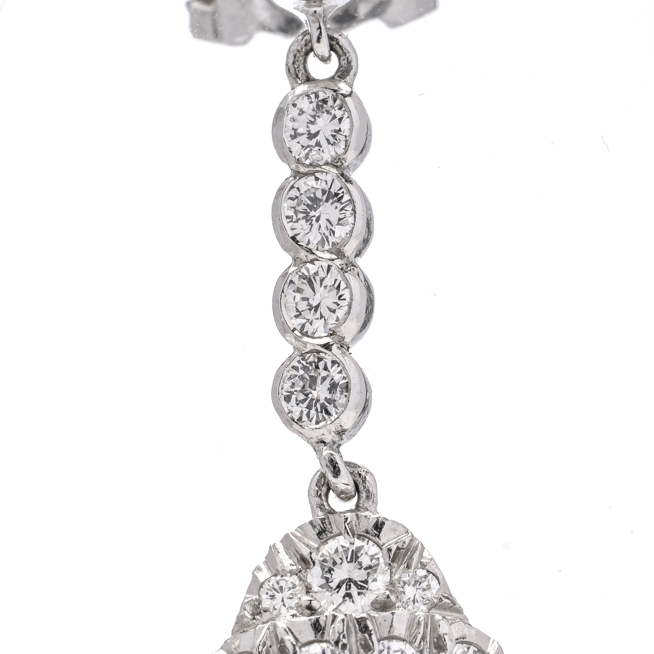 Diamond Drop Earrings - Wildsmith Jewellery