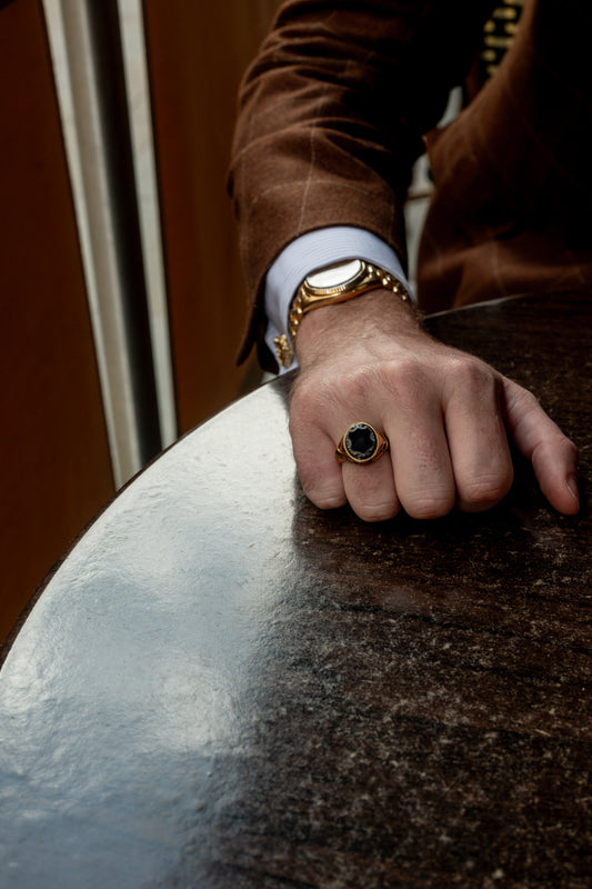 Early Victorian Mourning Signet Ring - Wildsmith Jewellery