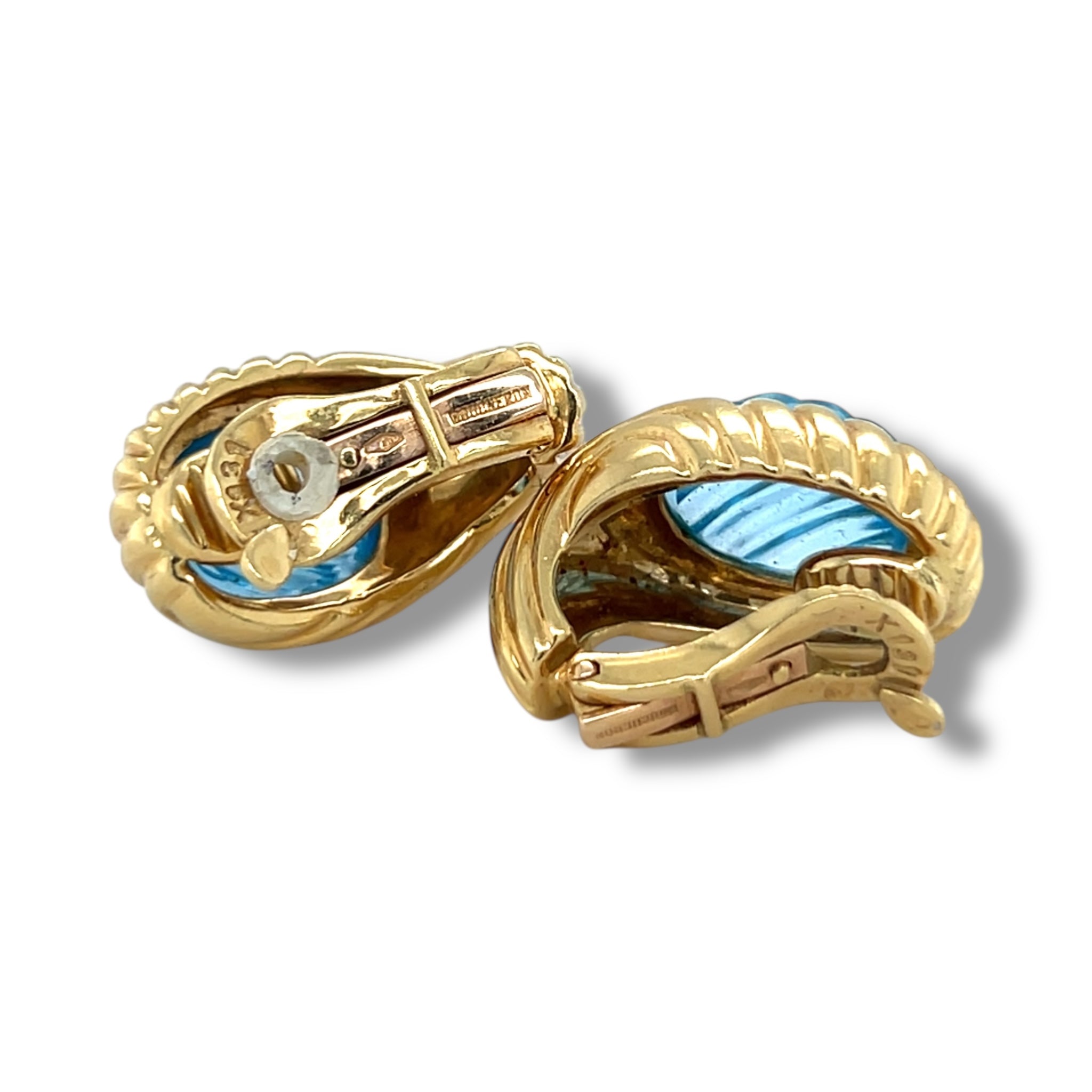 Gold & Topaz Earrings by Boucheron