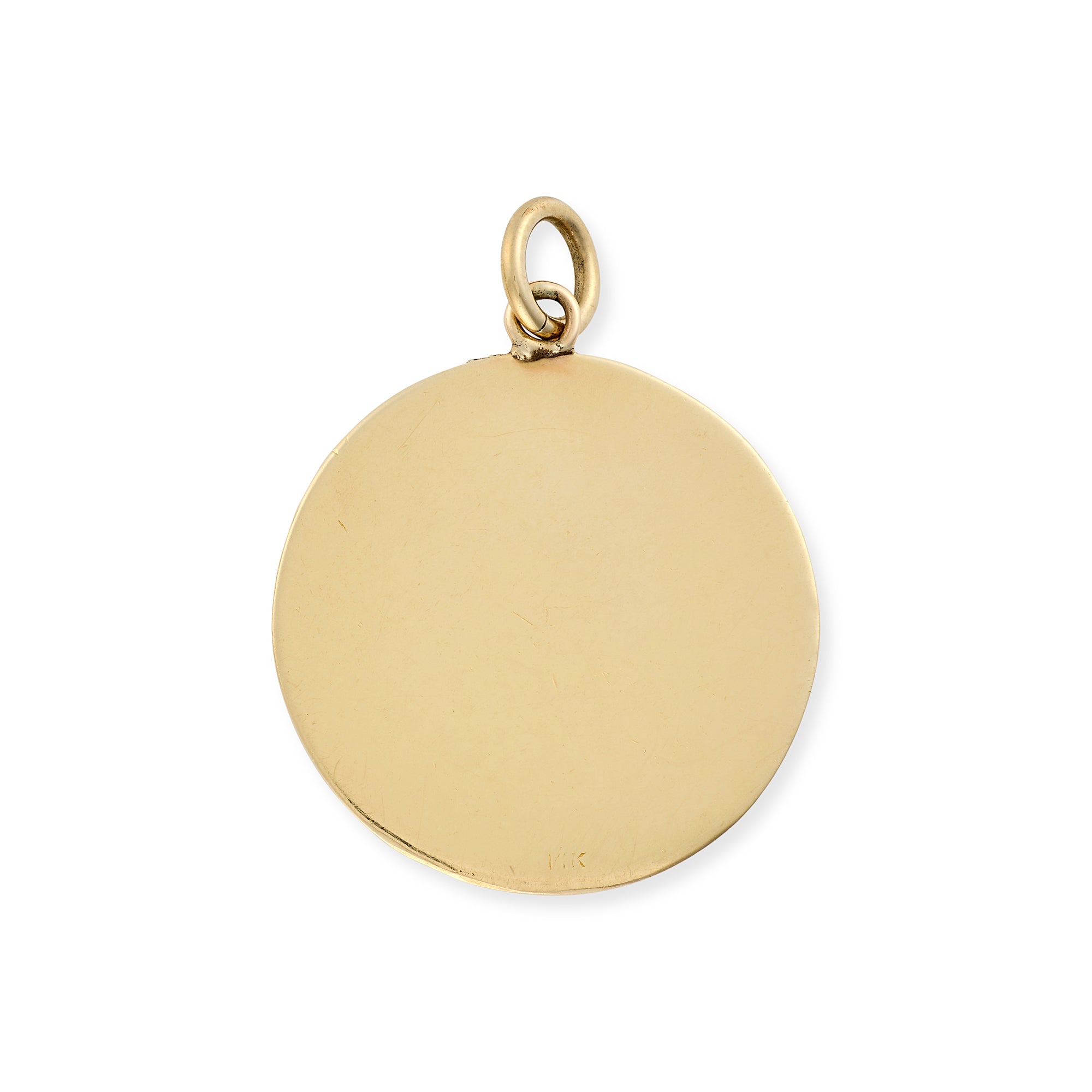 Vintage Gold, Ruby & Diamond Jesus Pendant - Wildsmith Jewellery