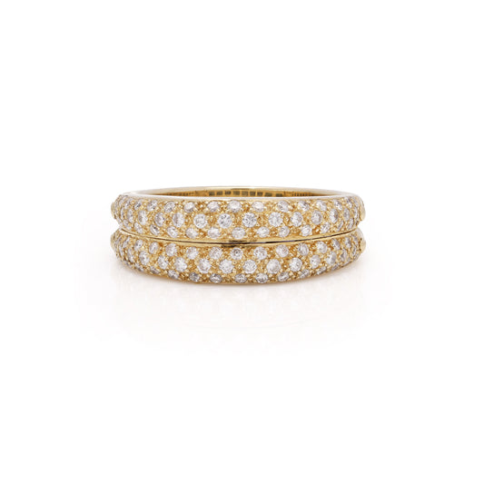 Sapphire & Diamond 'Night & Day' Ring - Wildsmith Jewellery