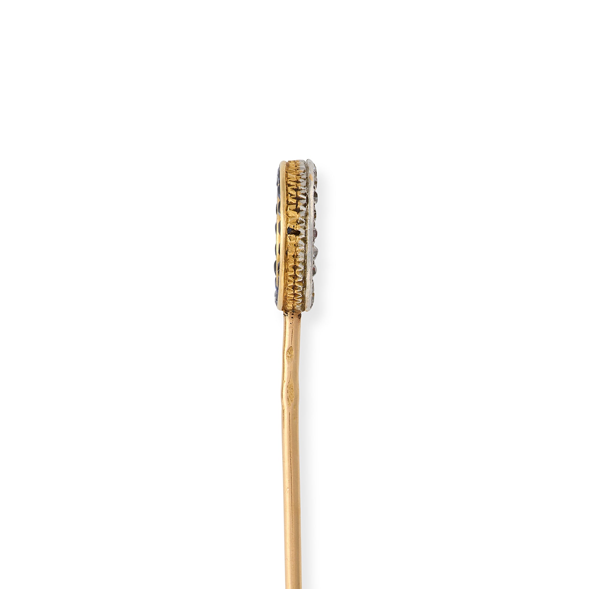 Antique Sapphire & Diamond Winning Post Stickpin - Wildsmith Jewellery