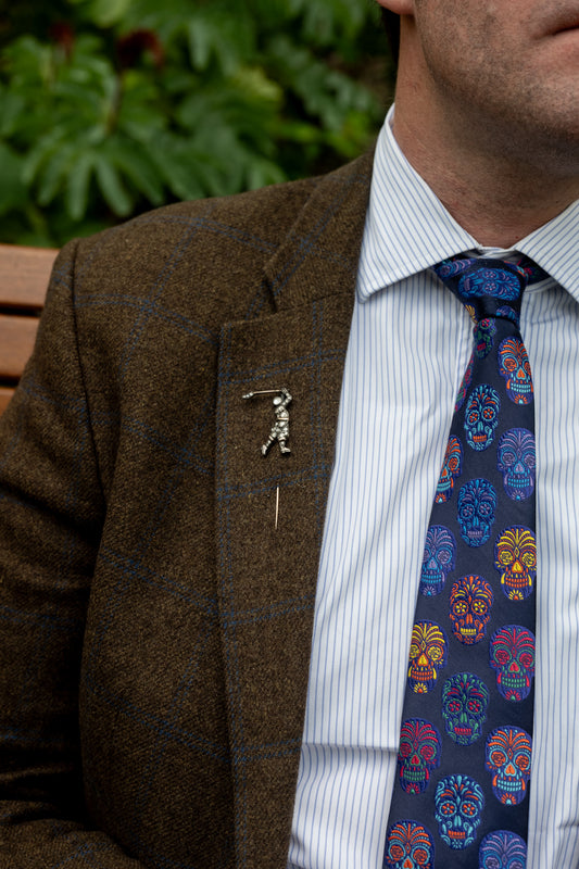 Antique Diamond Golfer Stickpin - Wildsmith Jewellery