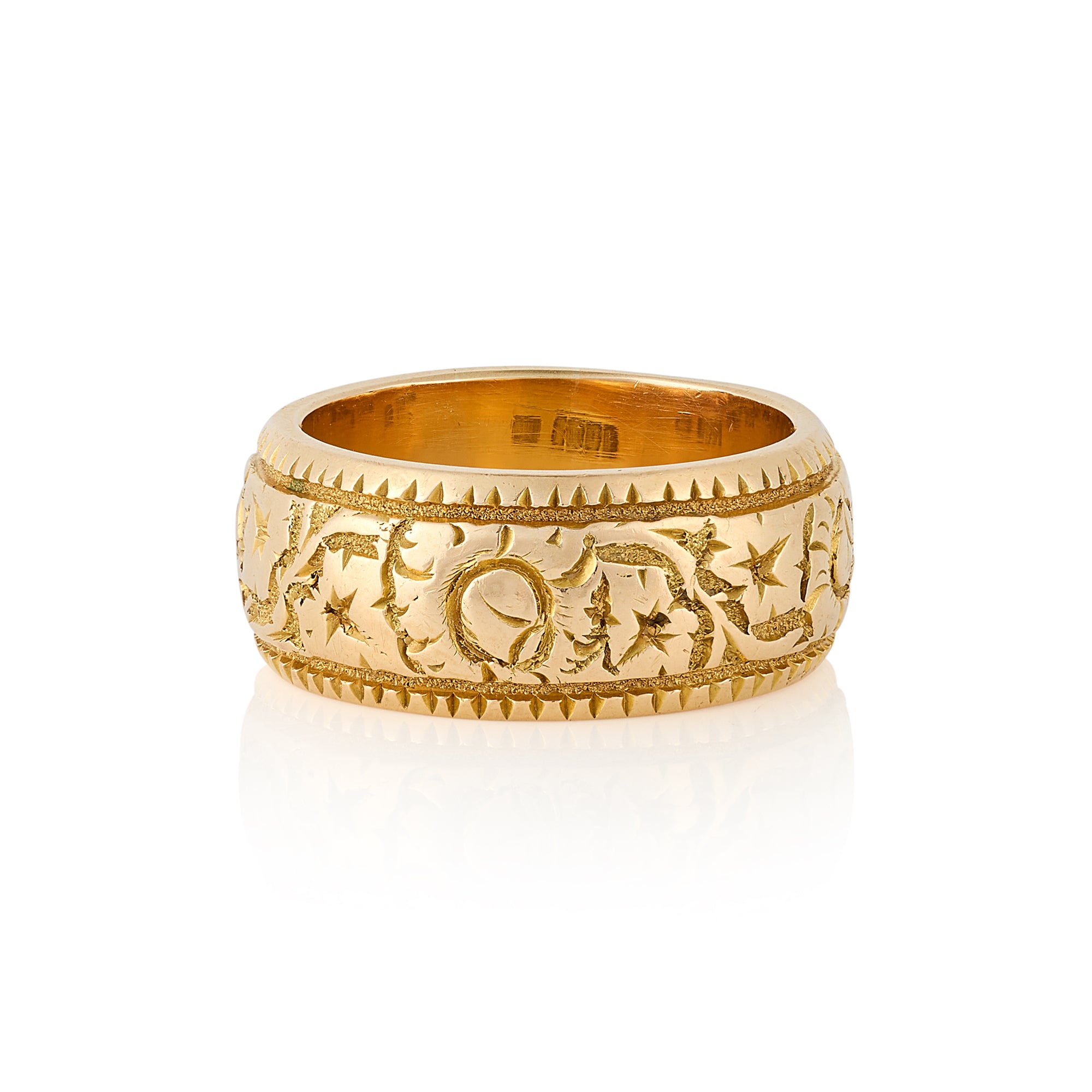 18ct Gold Ring Hallmarked 1939 8.5mm - Wildsmith Jewellery