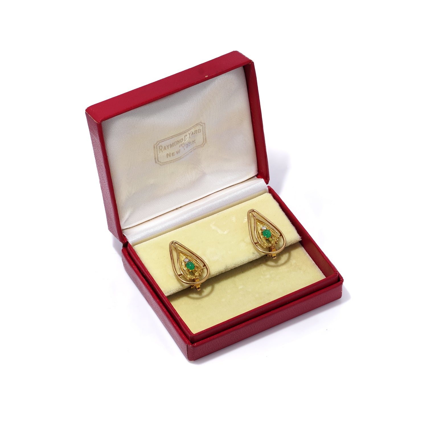 Raymond Yard, Emerald & Diamond Earrings - Wildsmith Jewellery
