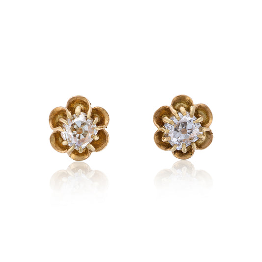 Victorian Old Mine Cut Diamond Earrings - Wildsmith Jewellery