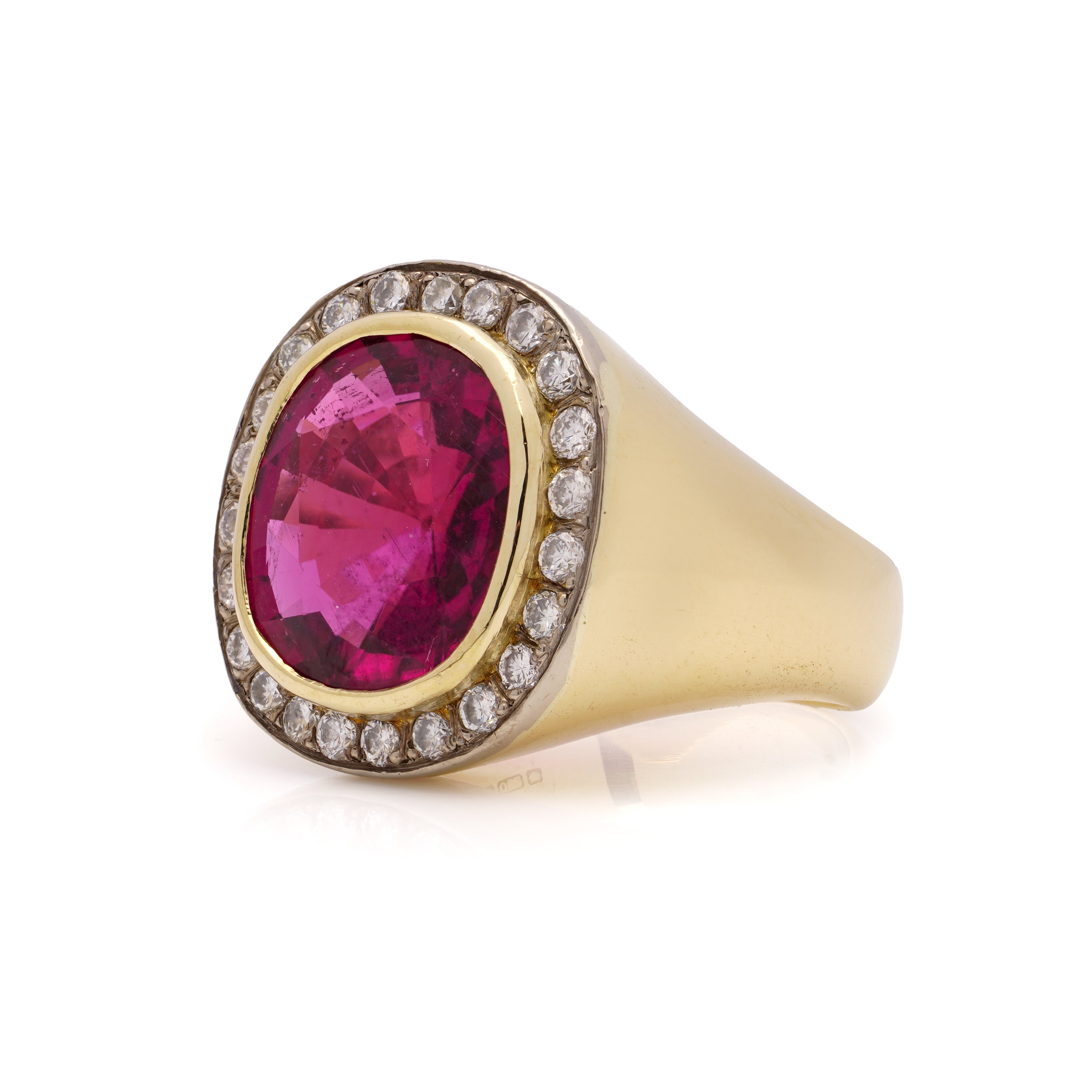 Rubellite & Diamond Ring - Wildsmith Jewellery