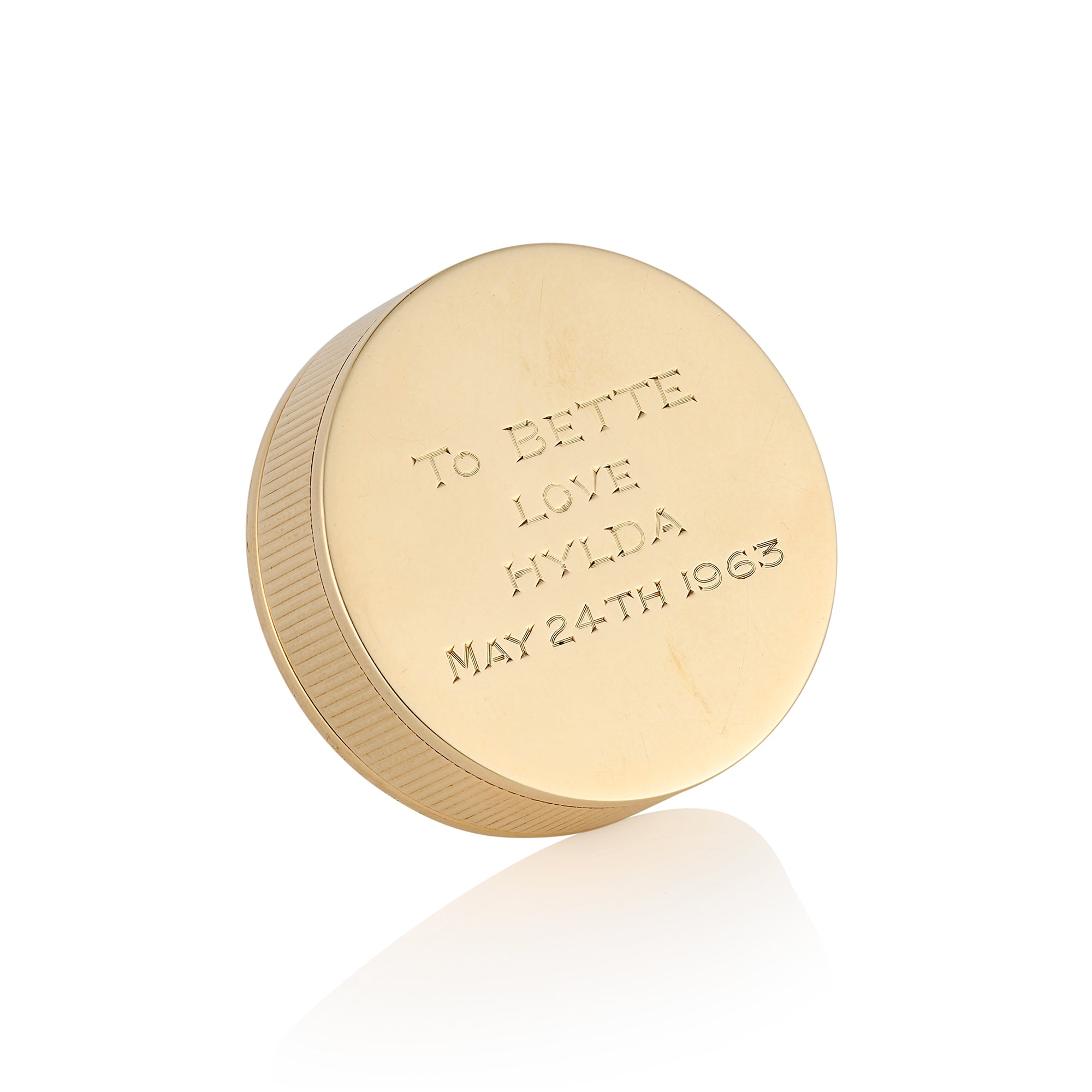 Gold & Sapphire Pillbox by Cartier London - Wildsmith Jewellery