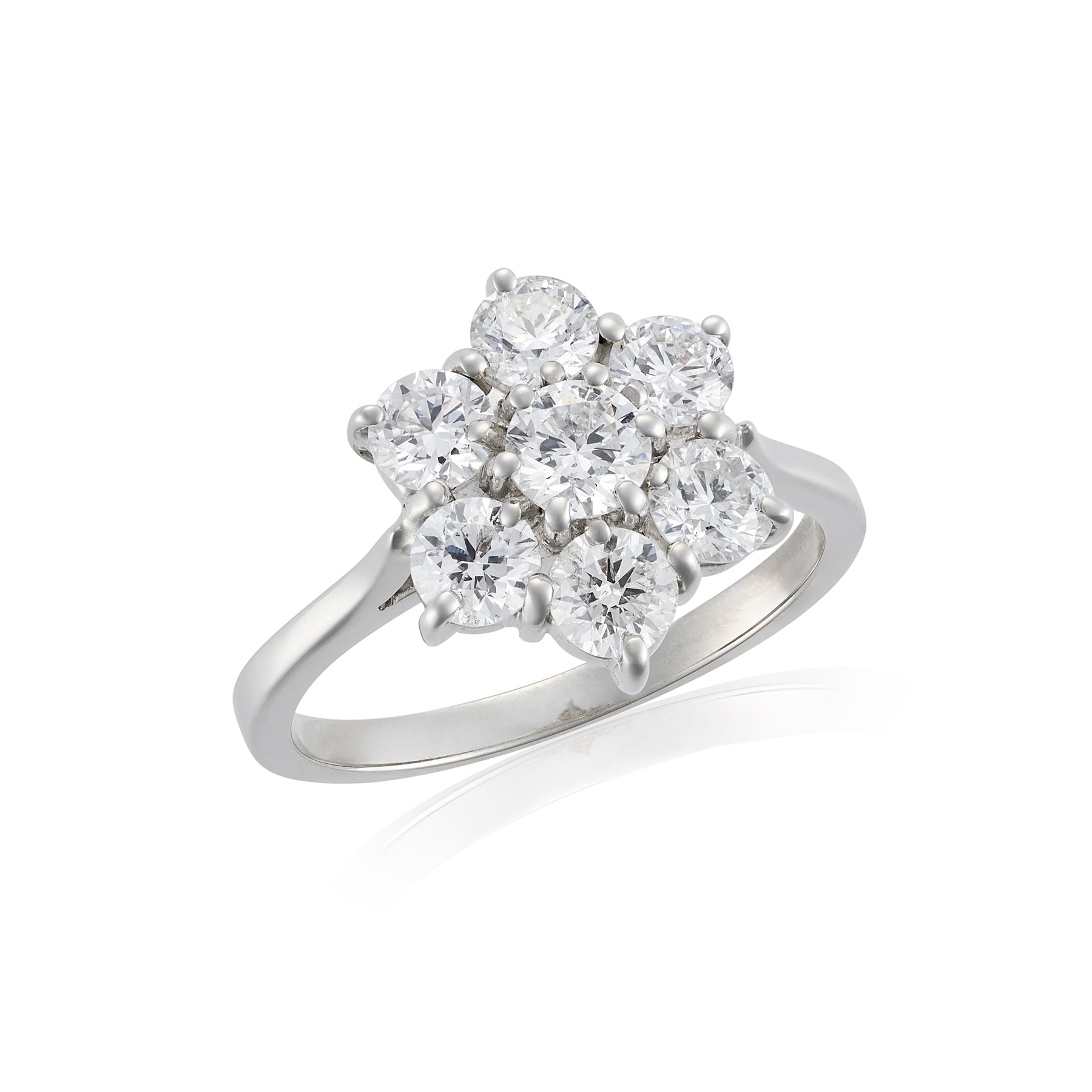 1.5ct Diamond Cluster Ring - Wildsmith Jewellery